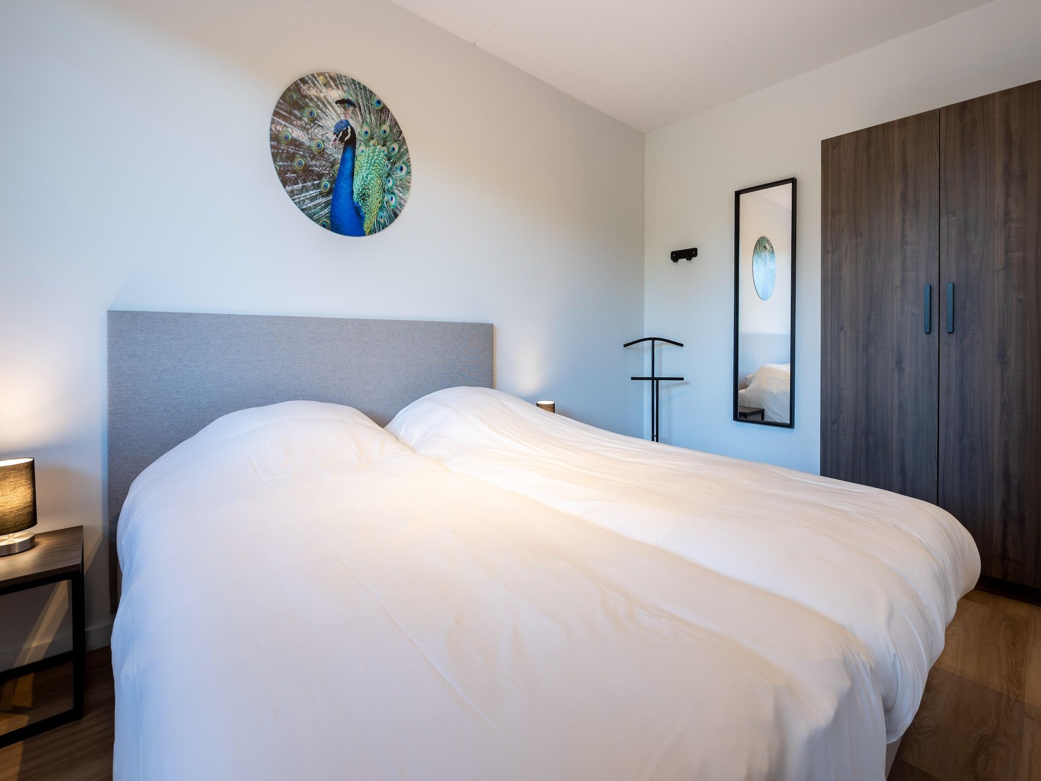 Een slaapkamer van Harbour Loft 1i Résidence Marina havenzicht in Kamperland