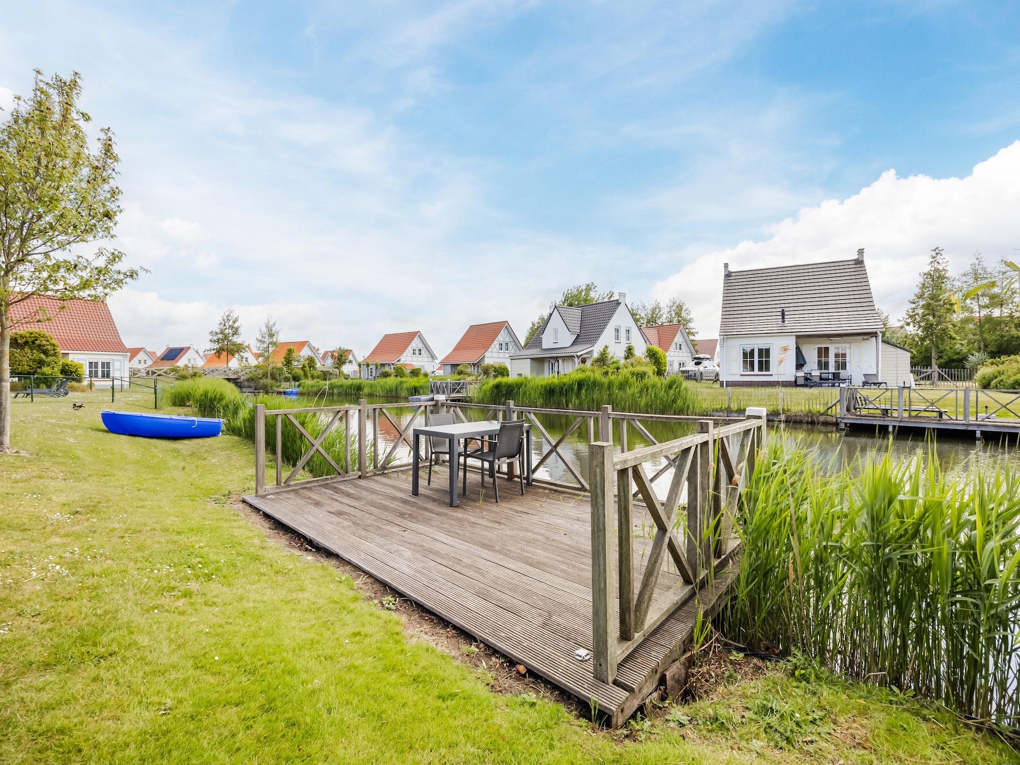 De tuin van Noordzee Residence Cadzand-Bad 23 in Cadzand-Bad