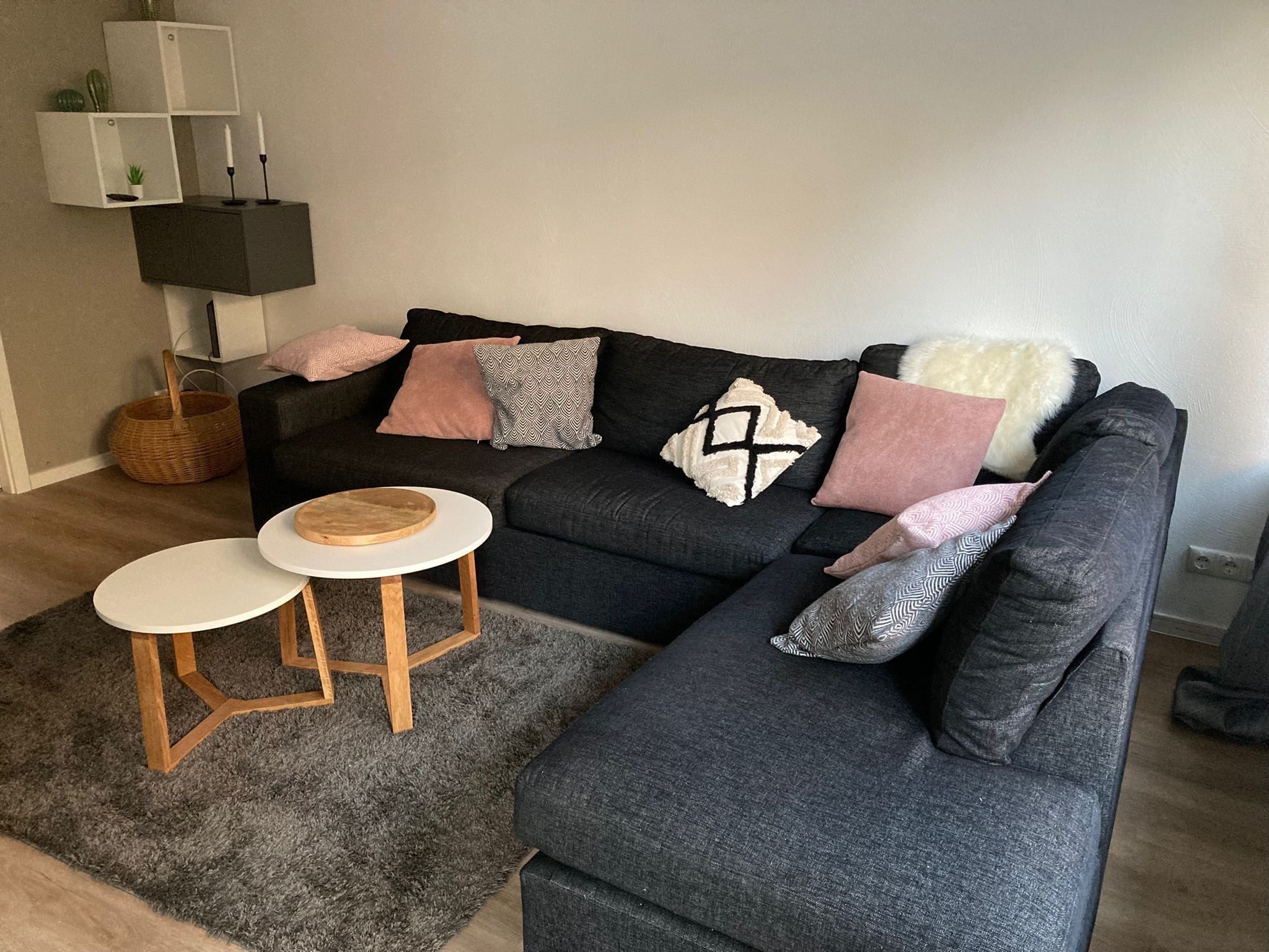De woonkamer van Ferienhaus White Pearl in Noordwijkerhout