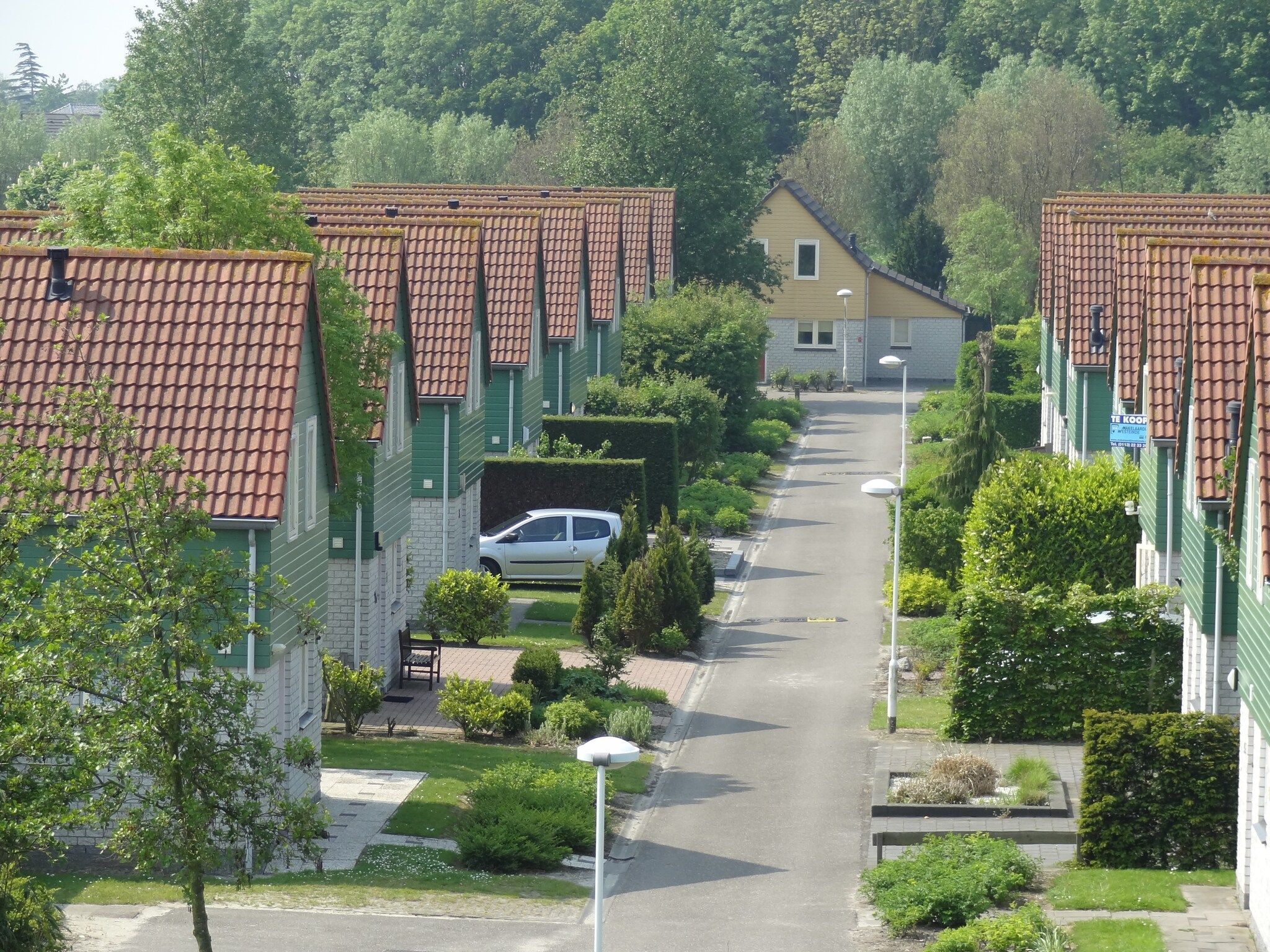 De buitenkant van Villapark De Oesterbaai 85 in Wemeldinge