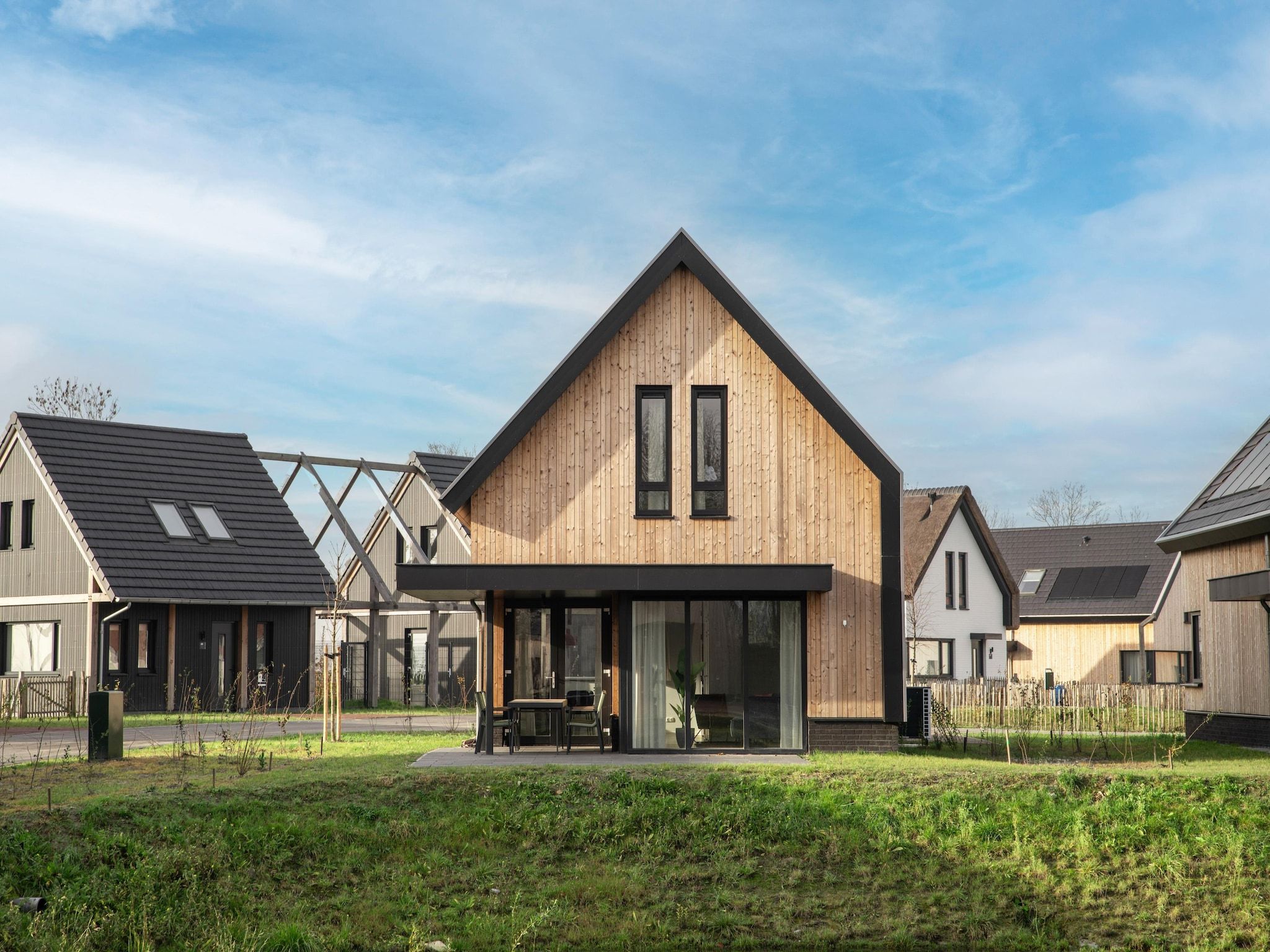 De buitenkant van Resort Nieuwvliet-Bad 3 in Nieuwvliet
