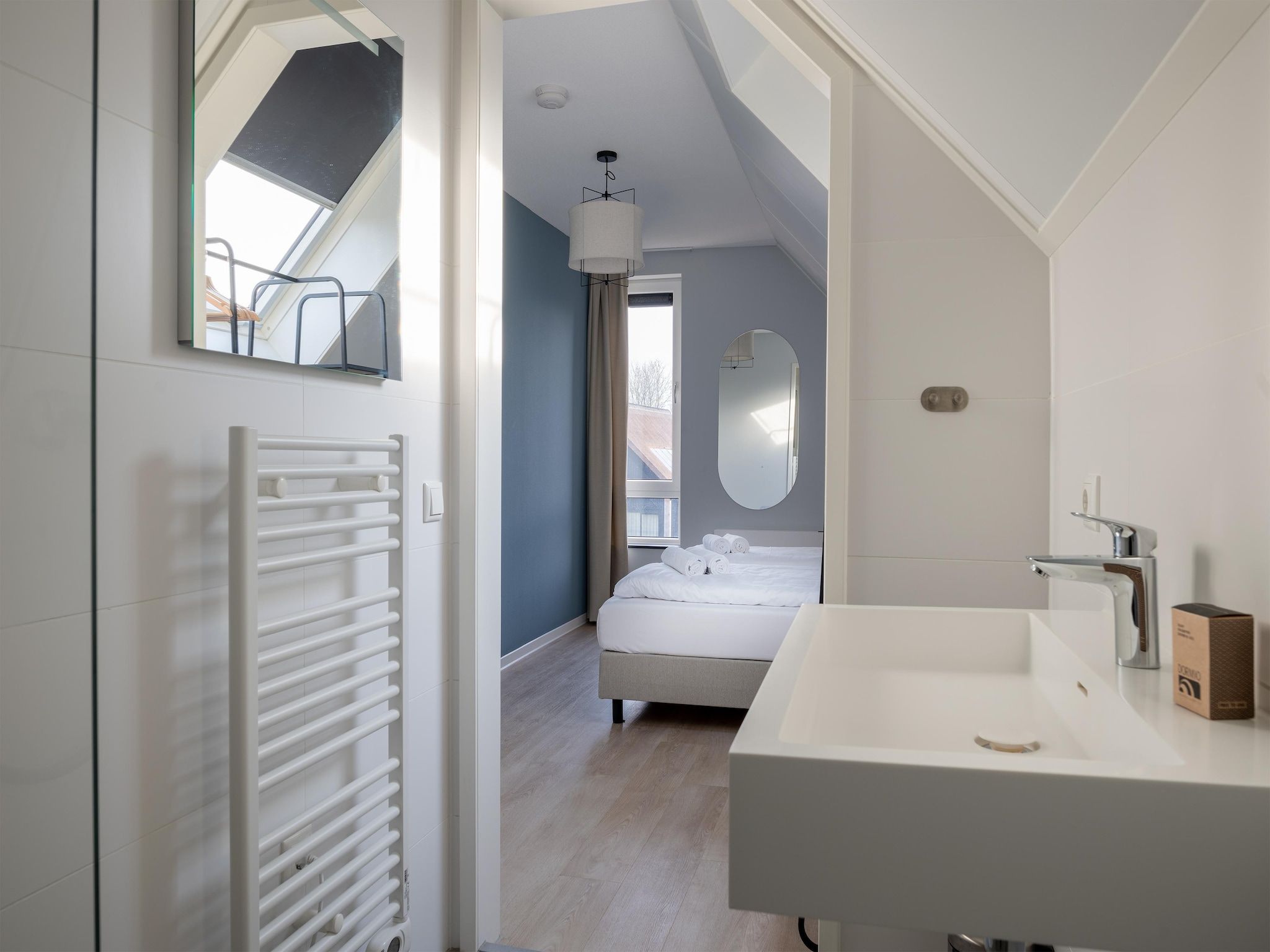 De badkamer van Resort Nieuwvliet-Bad 11 in Nieuwvliet