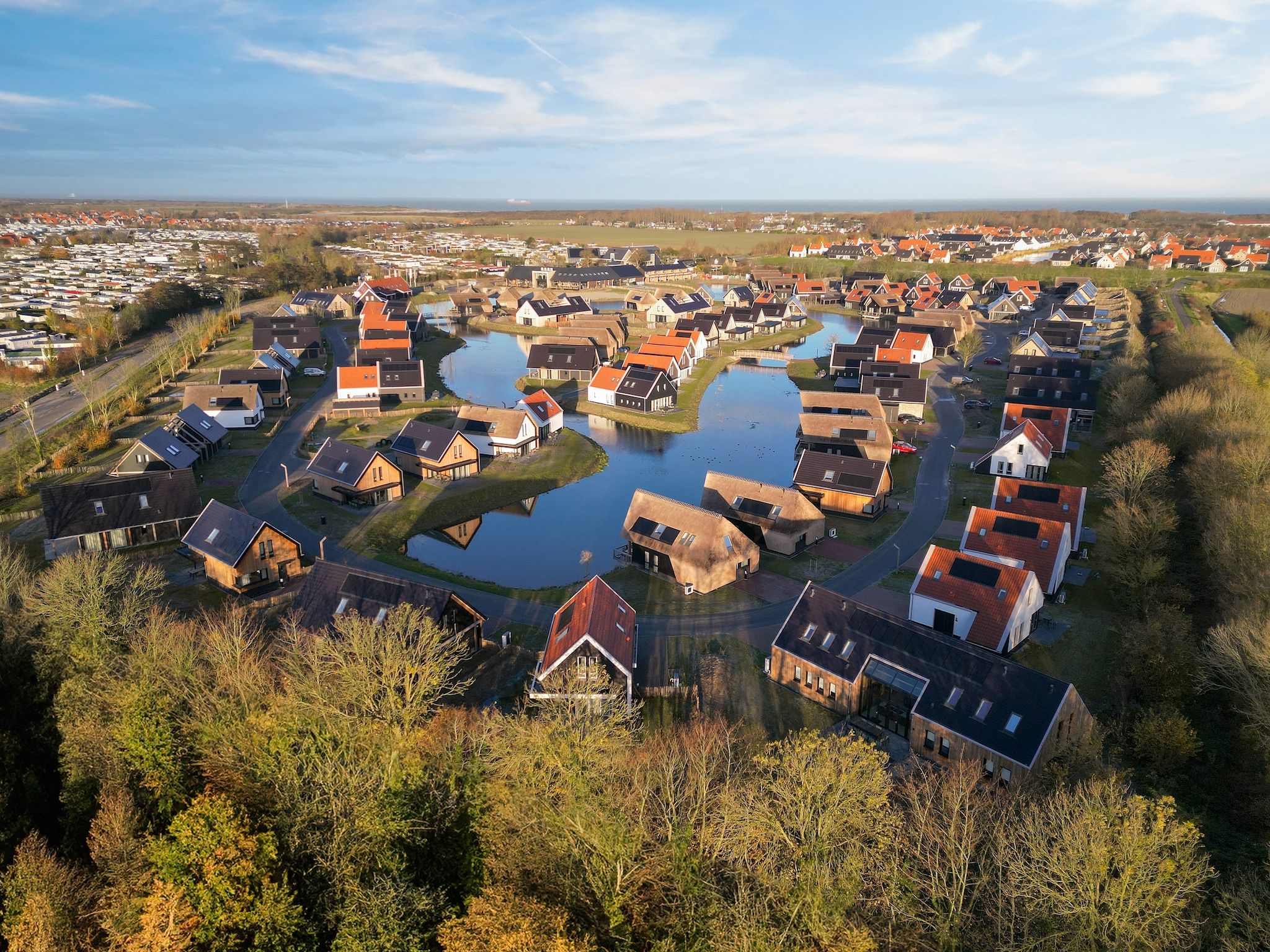 De buitenkant van Resort Nieuwvliet-Bad 13 in Nieuwvliet