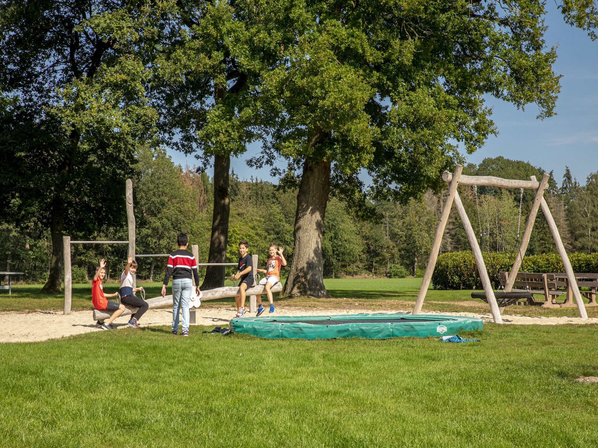Parkfaciliteiten bij De Familieboerderij in Losser