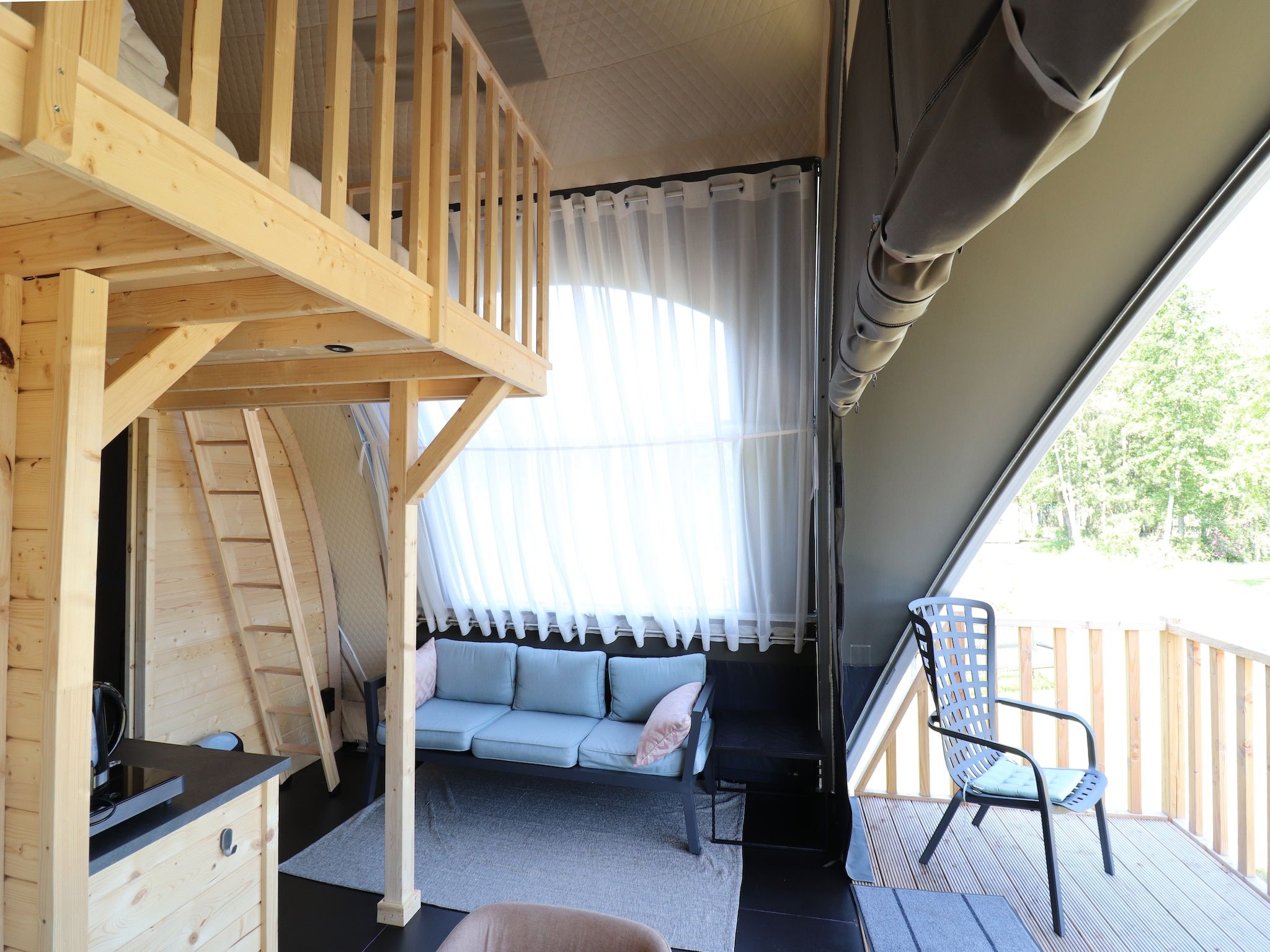 Sfeerbeeld van Tentlodge Fazant in Dalerveen