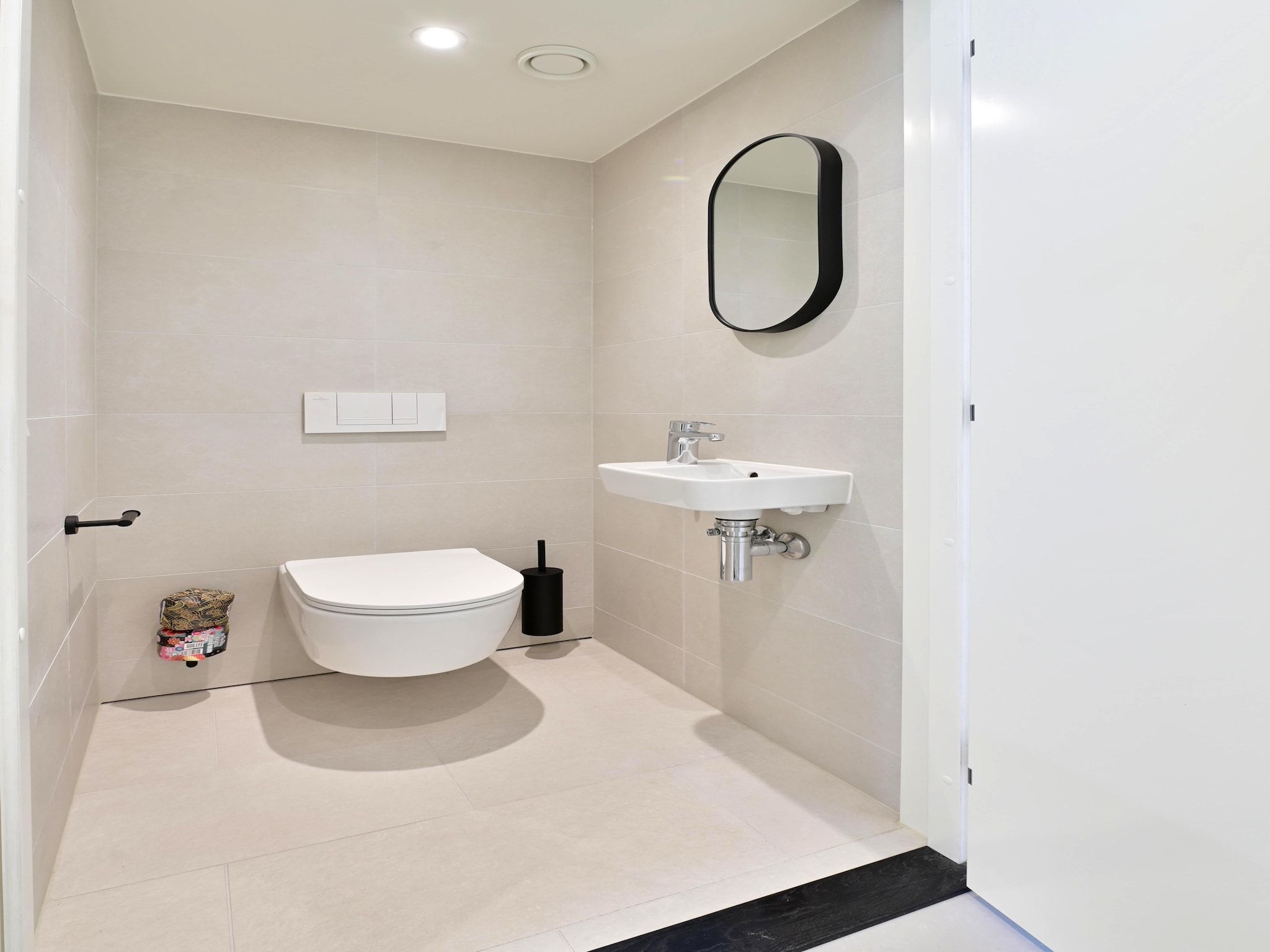 De badkamer van Resort de Parel 5 in Zeewolde