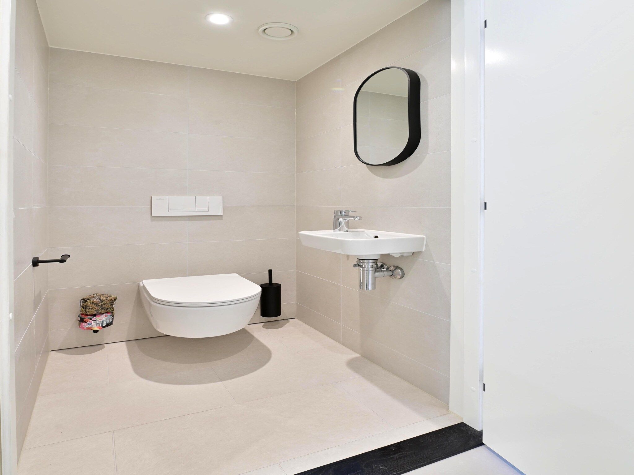 De badkamer van Resort de Parel 7 in Zeewolde