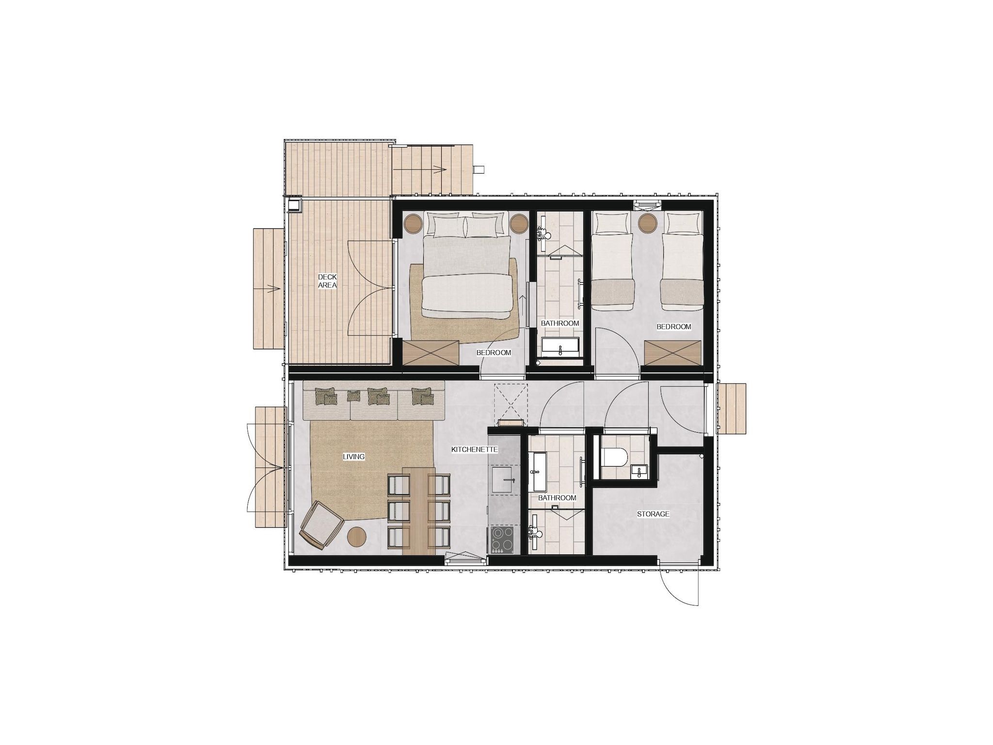 Voorzieningen bij Resort de Parel 11 in Zeewolde