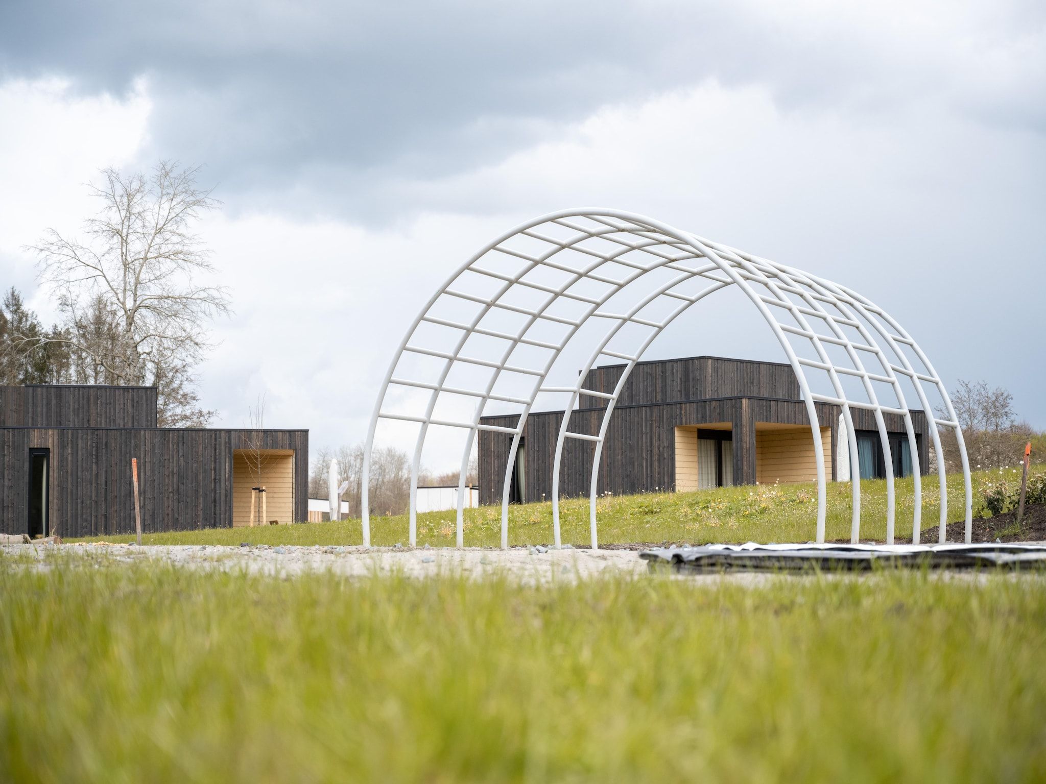 Parkfaciliteiten bij Resort de Parel 12 in Zeewolde
