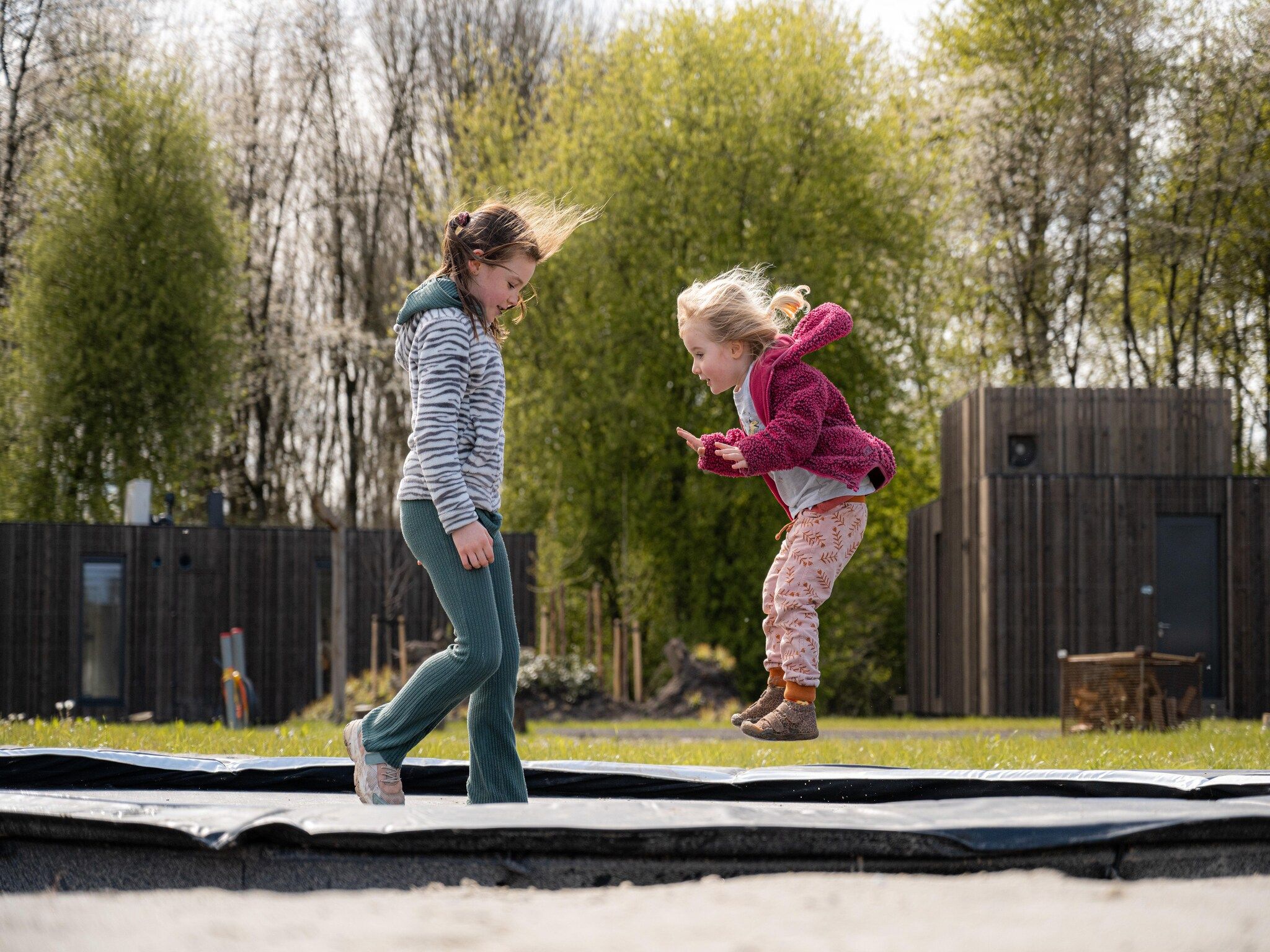 Parkfaciliteiten bij Resort de Parel 15 in Zeewolde
