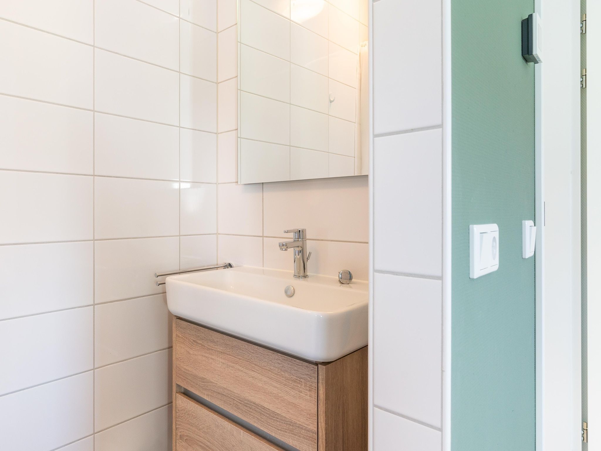 De badkamer van Schollevaer Huis Nr 34 in Scherpenisse
