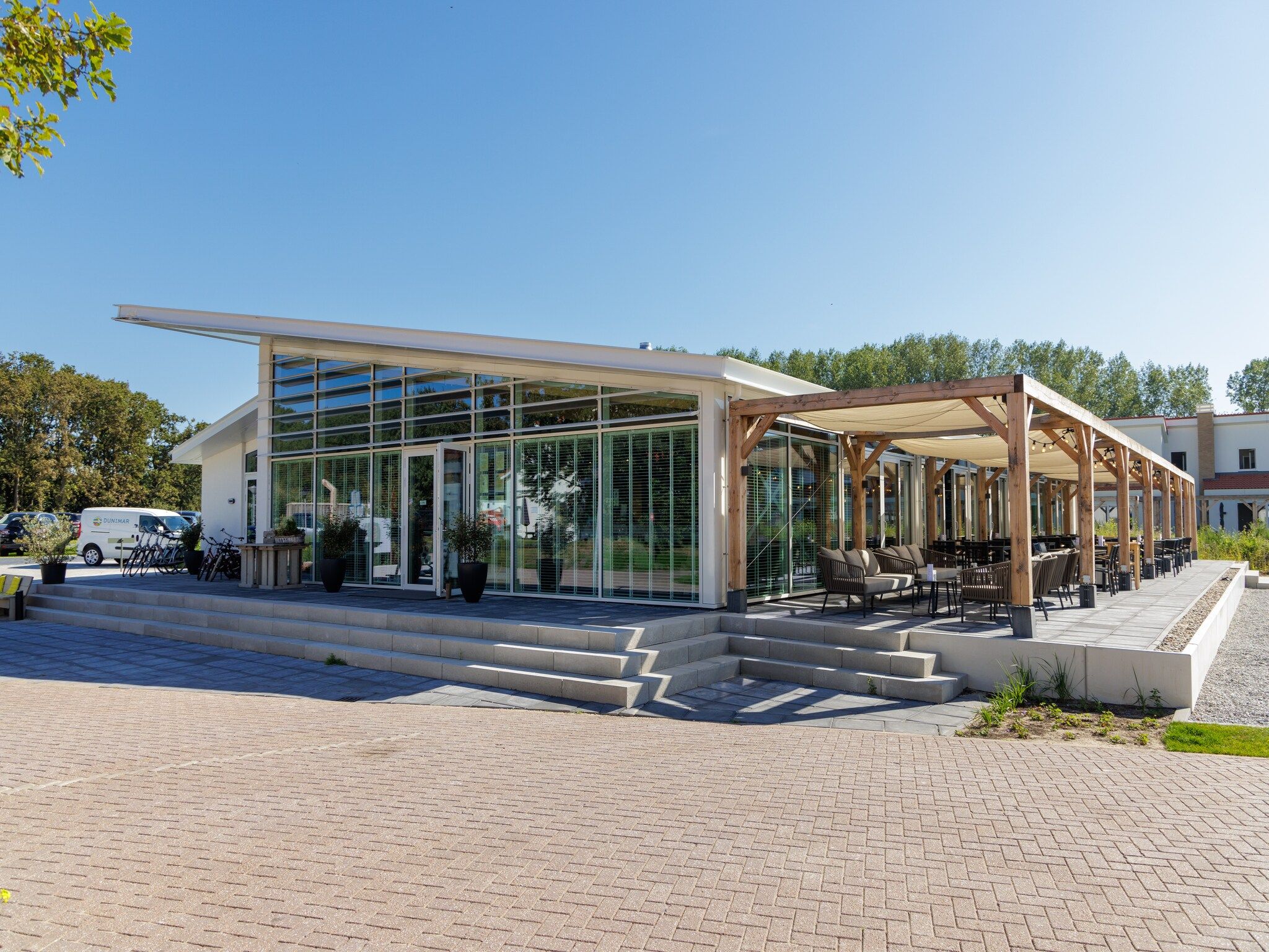 Parkfaciliteiten bij Duinresort Dunimar 4 in Noordwijkerhout