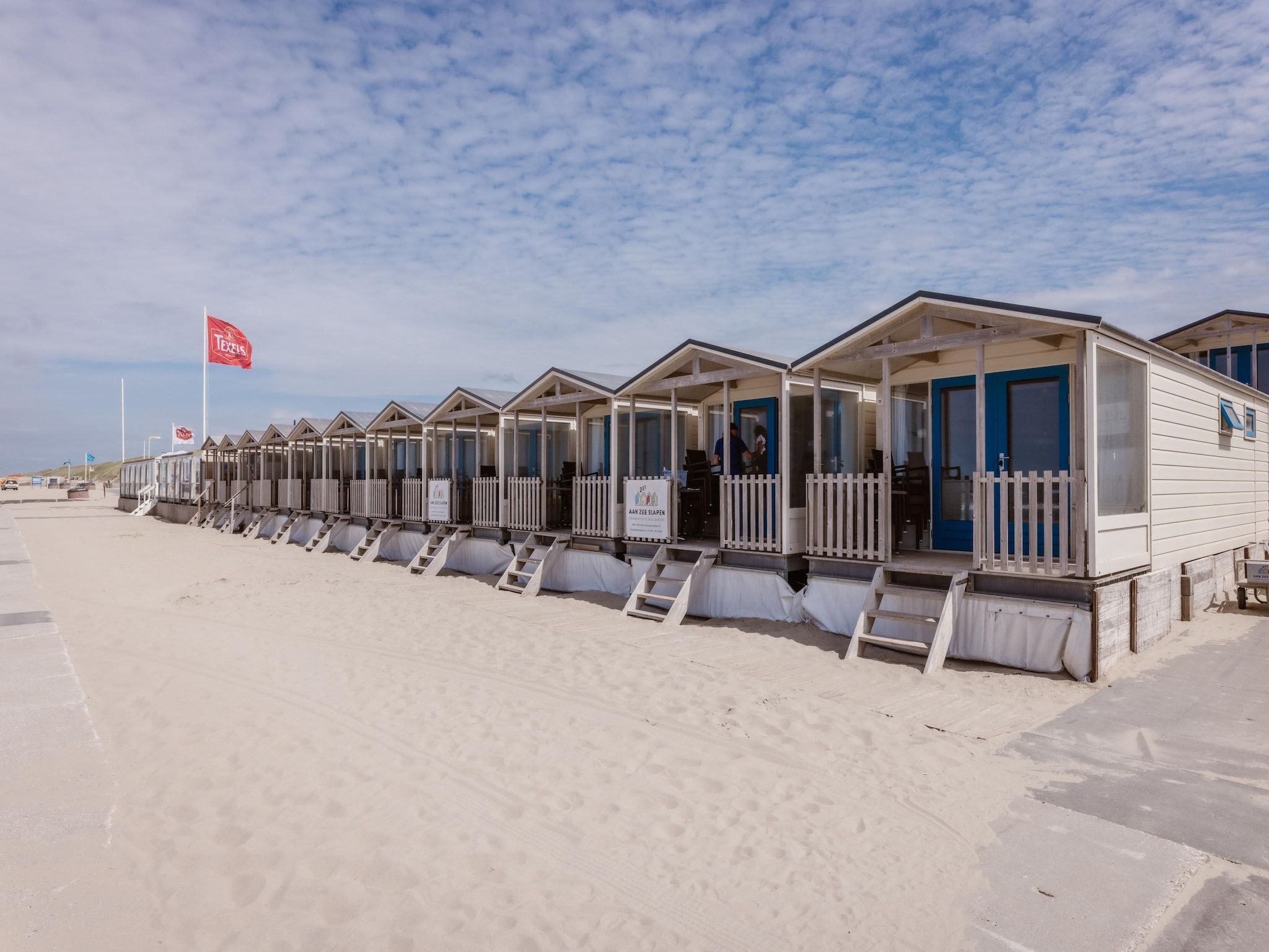 De buitenkant van Resort Beach Houses Wijk aan Zee 5 in Wijk aan Zee