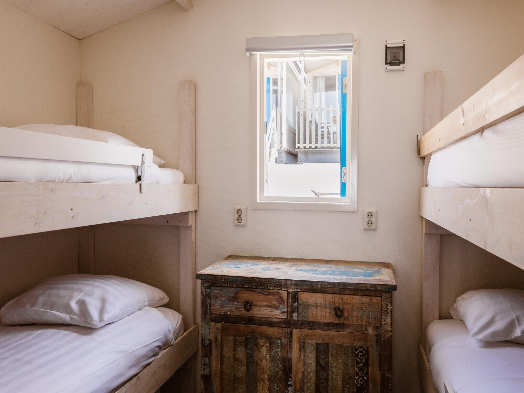 Een slaapkamer van Resort Beach Houses Wijk aan Zee 6 in Wijk aan Zee