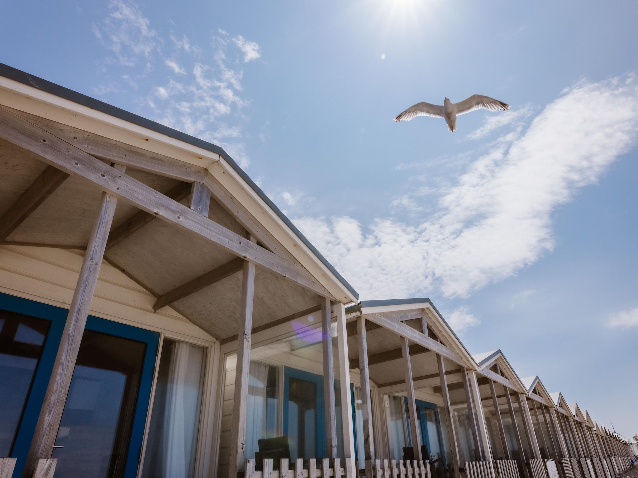 De buitenkant van Resort Beach Houses Wijk aan Zee 6 in Wijk aan Zee