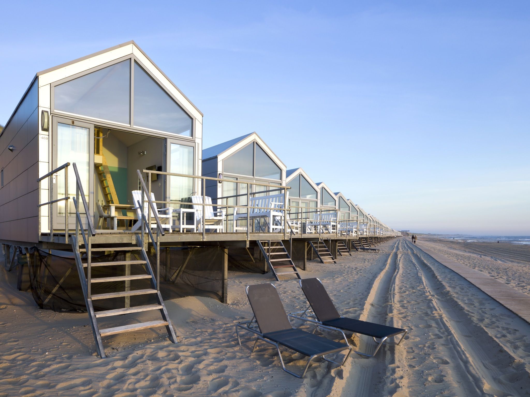 De buitenkant van Resort Beach Houses Julianadorp 1 in Julianadorp