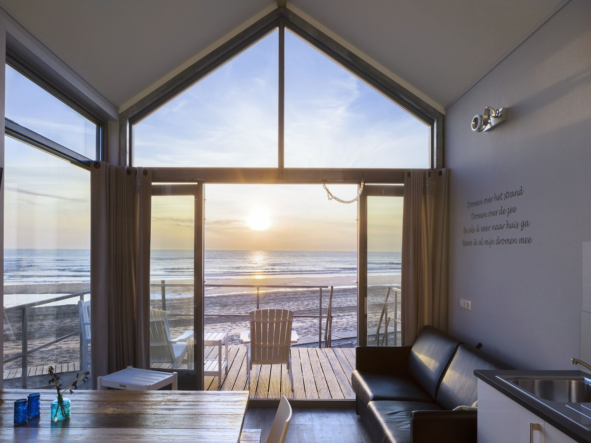 Het uitzicht vanaf Resort Beach Houses Julianadorp 1 in Julianadorp