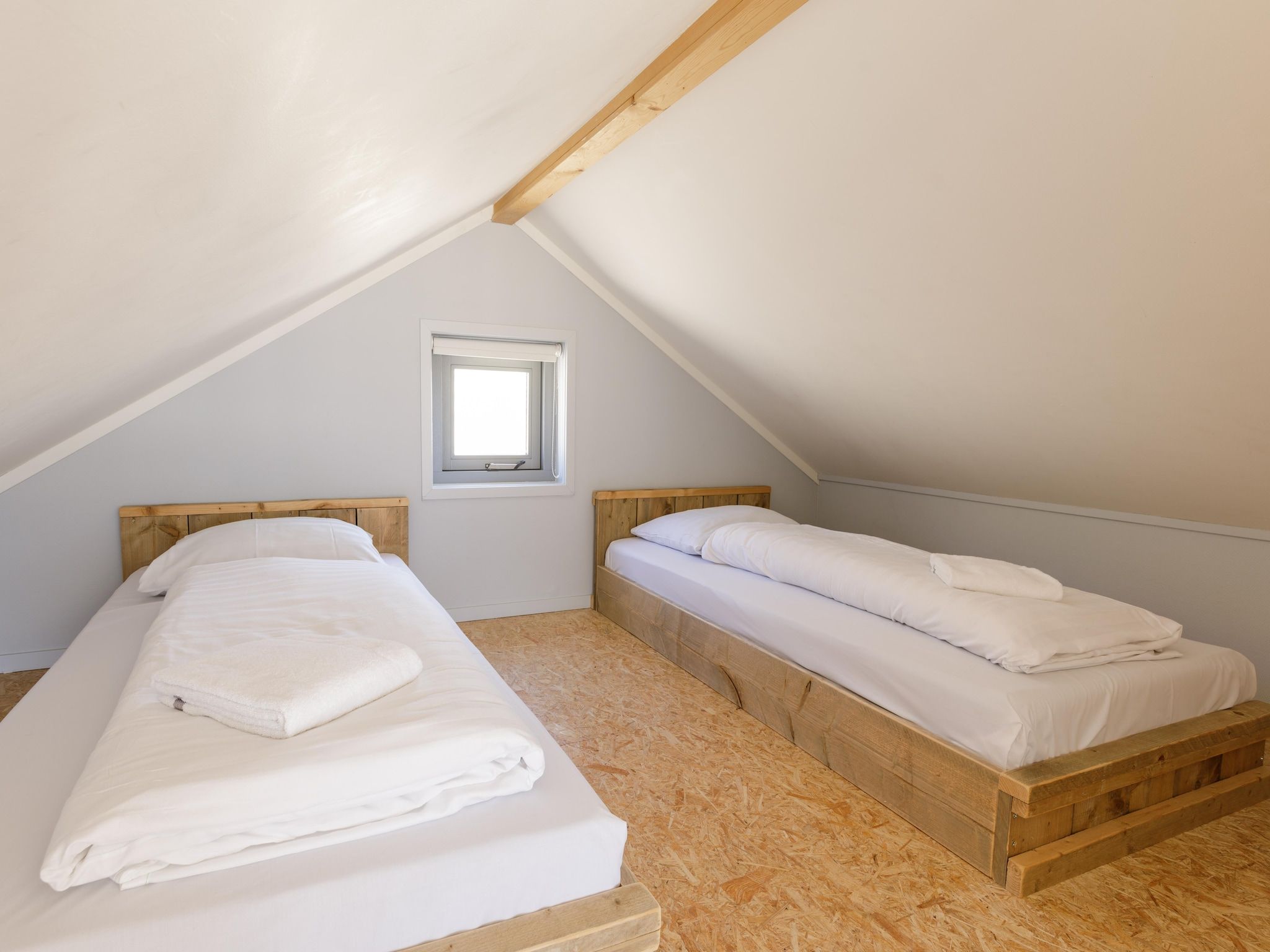 Een slaapkamer van Resort Beach Houses Julianadorp 1 in Julianadorp