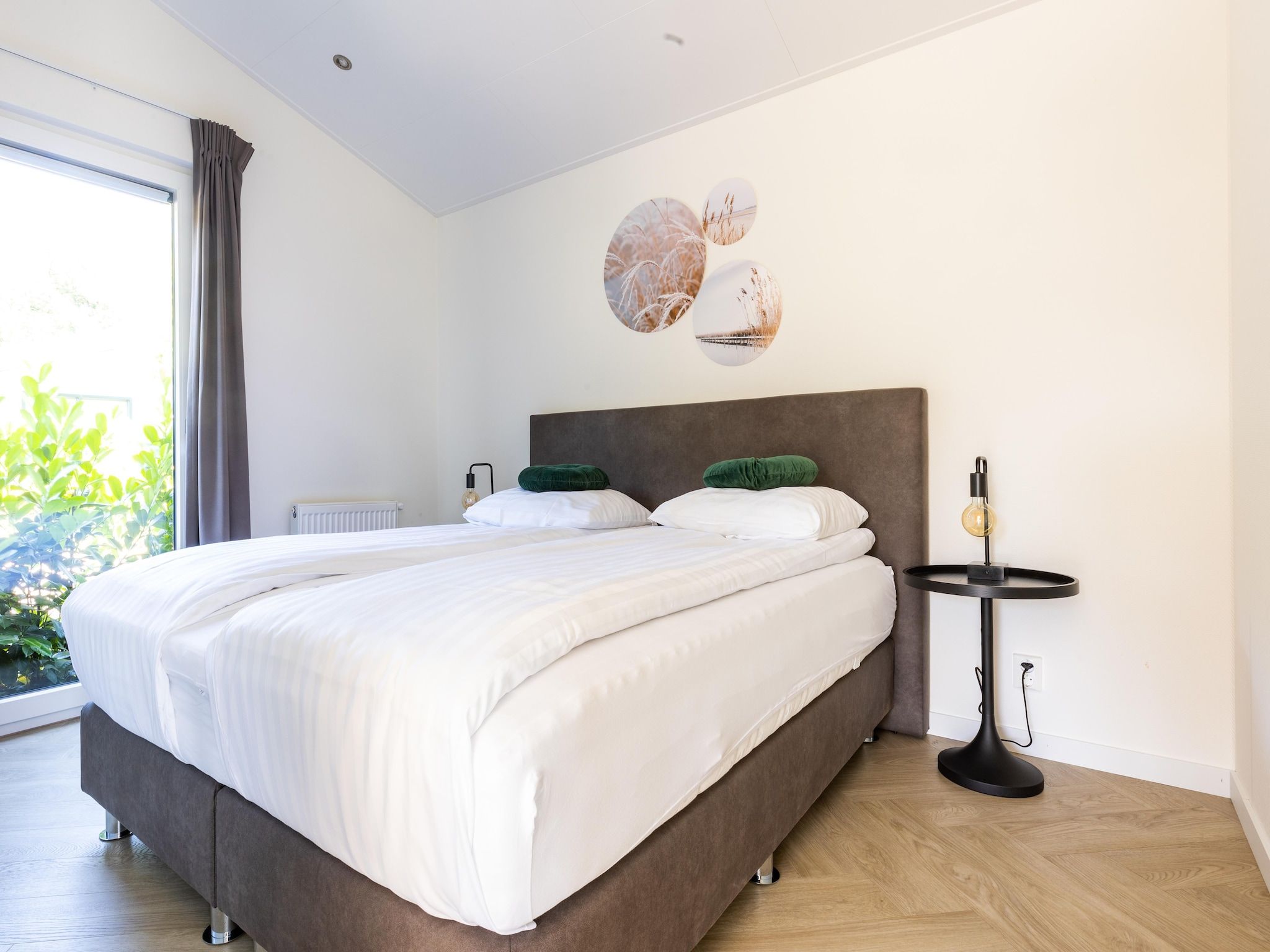 Een slaapkamer van Vakantiepark Molenvelden 7 in Veldhoven