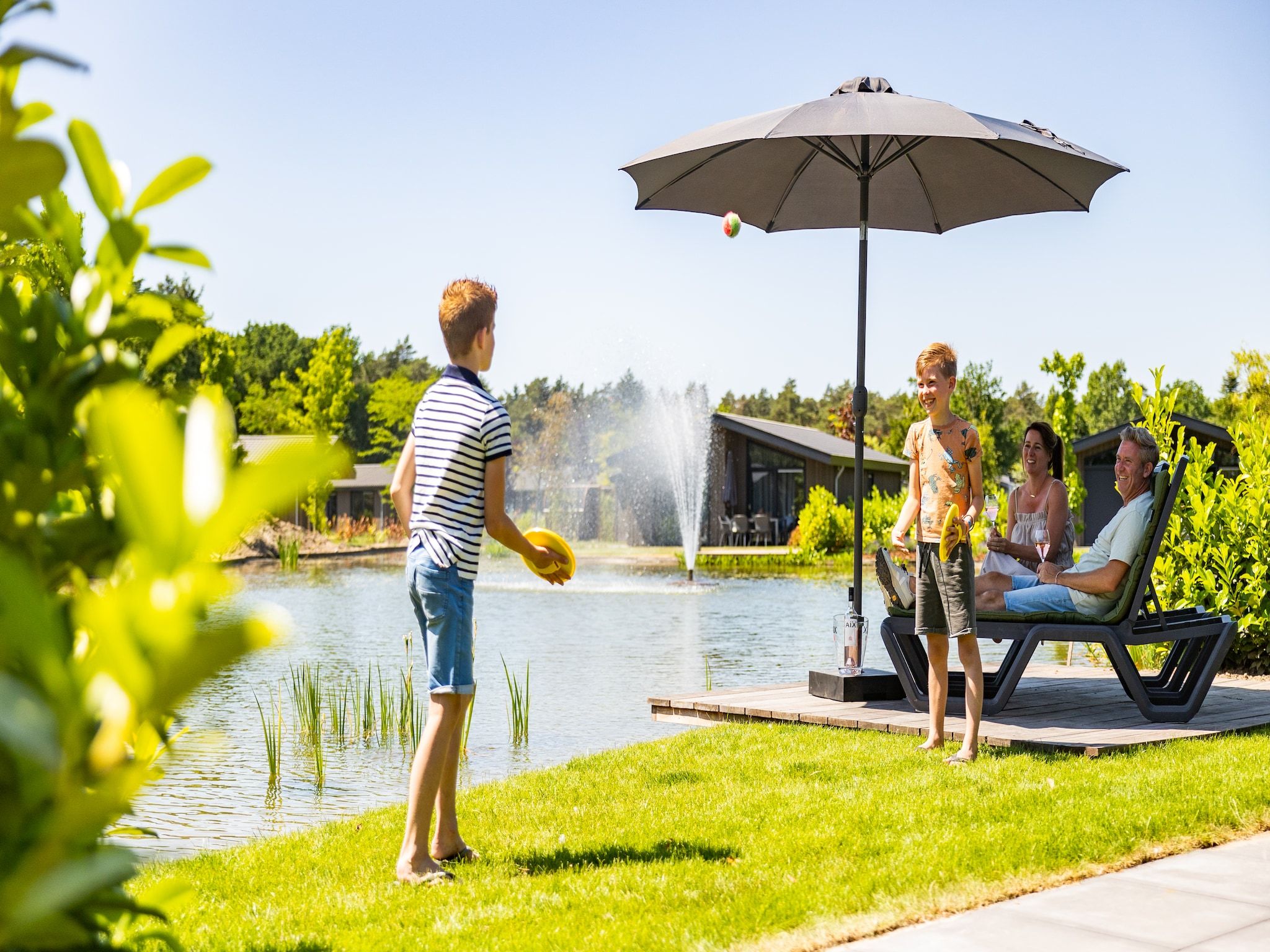 Parkfaciliteiten bij Vakantiepark Molenvelden 8 in Veldhoven