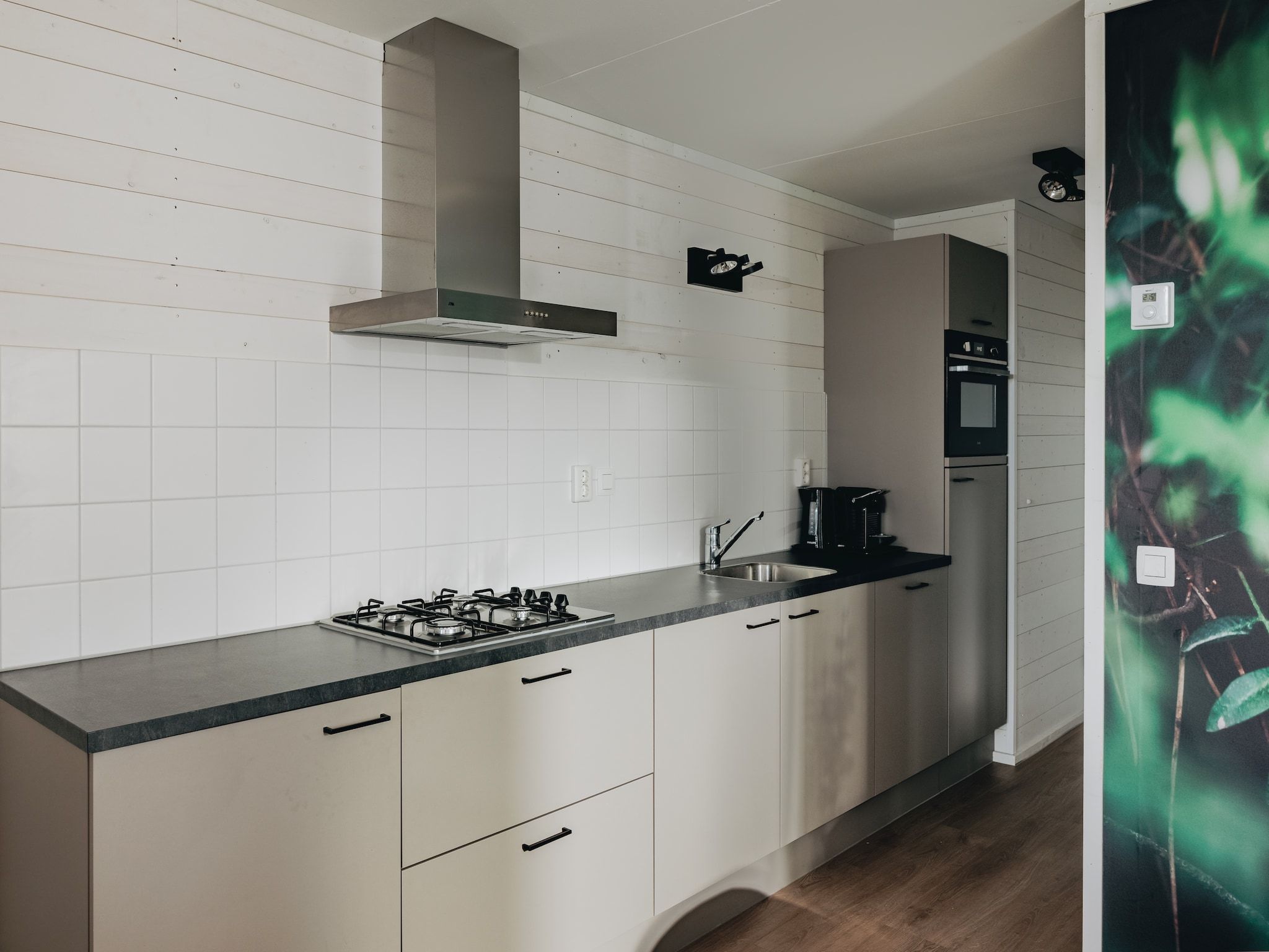 De keuken van Vakantiepark Schaijk 10 in Schaijk