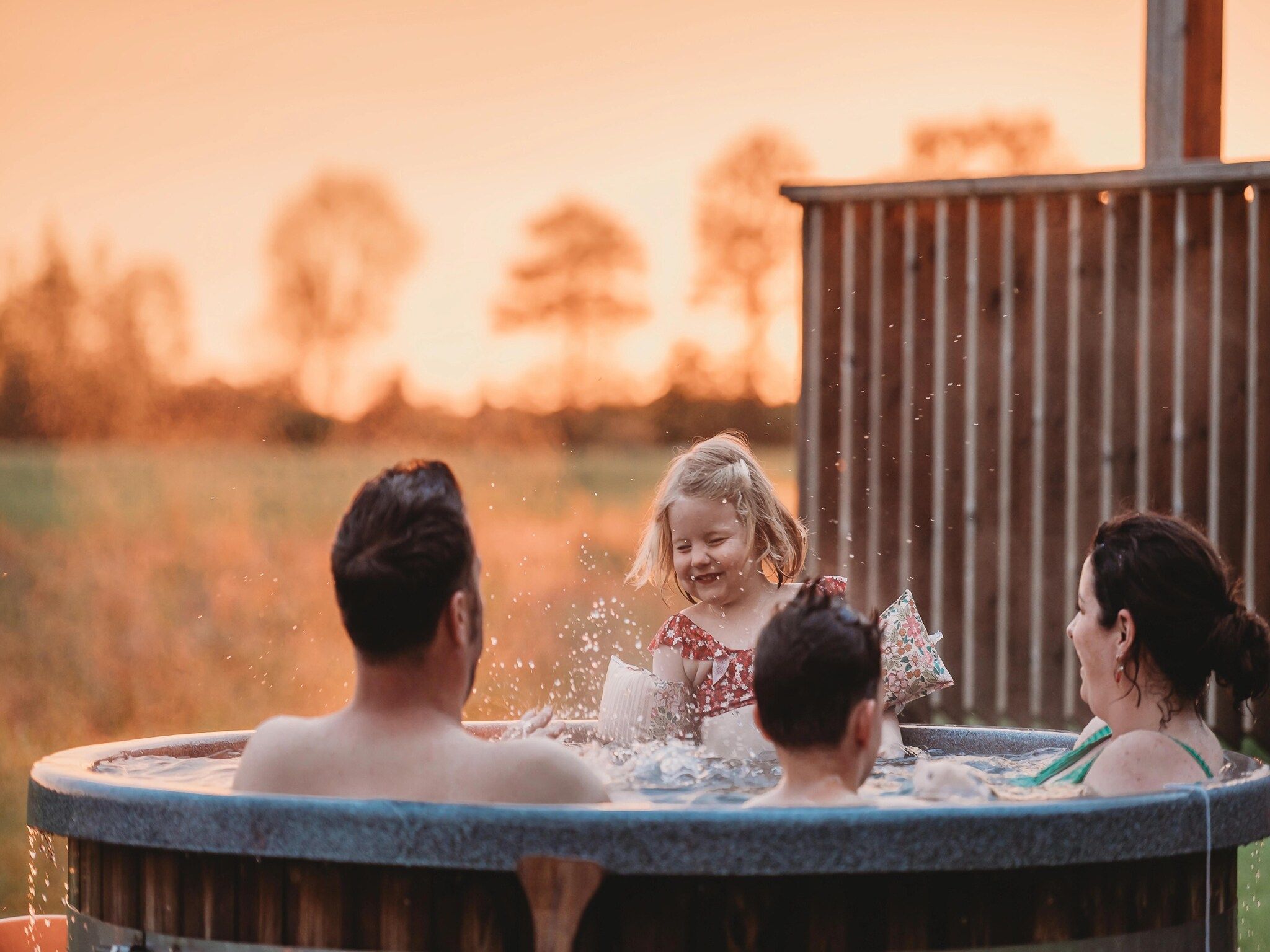 Wellness bij Acker Lodges 4 in Ruinerwold
