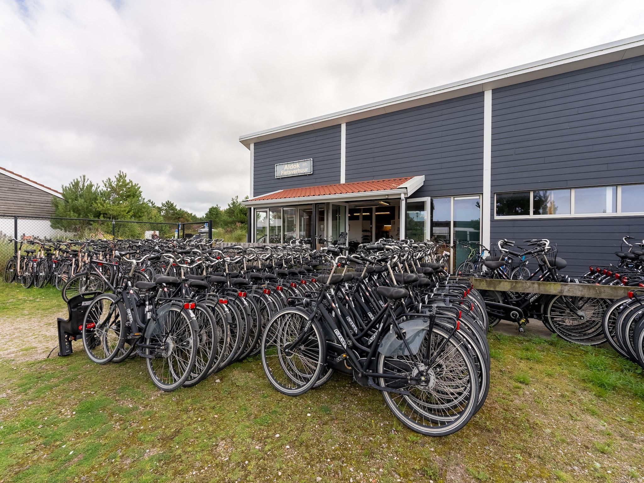 Parkfaciliteiten bij Vakantiepark Boomhiemke 19 in Hollum