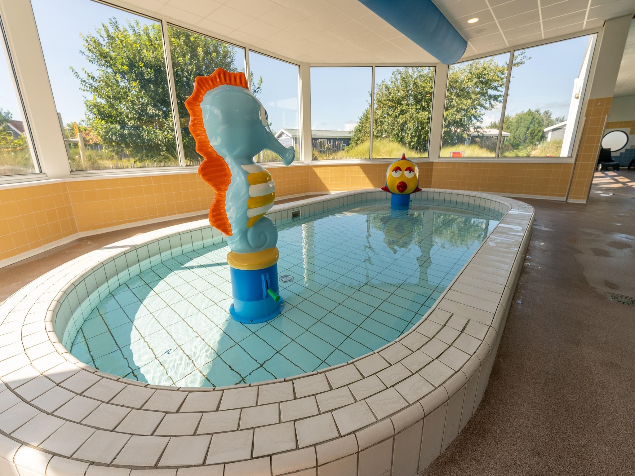Parkfaciliteiten bij Vakantiepark Boomhiemke 20 in Hollum