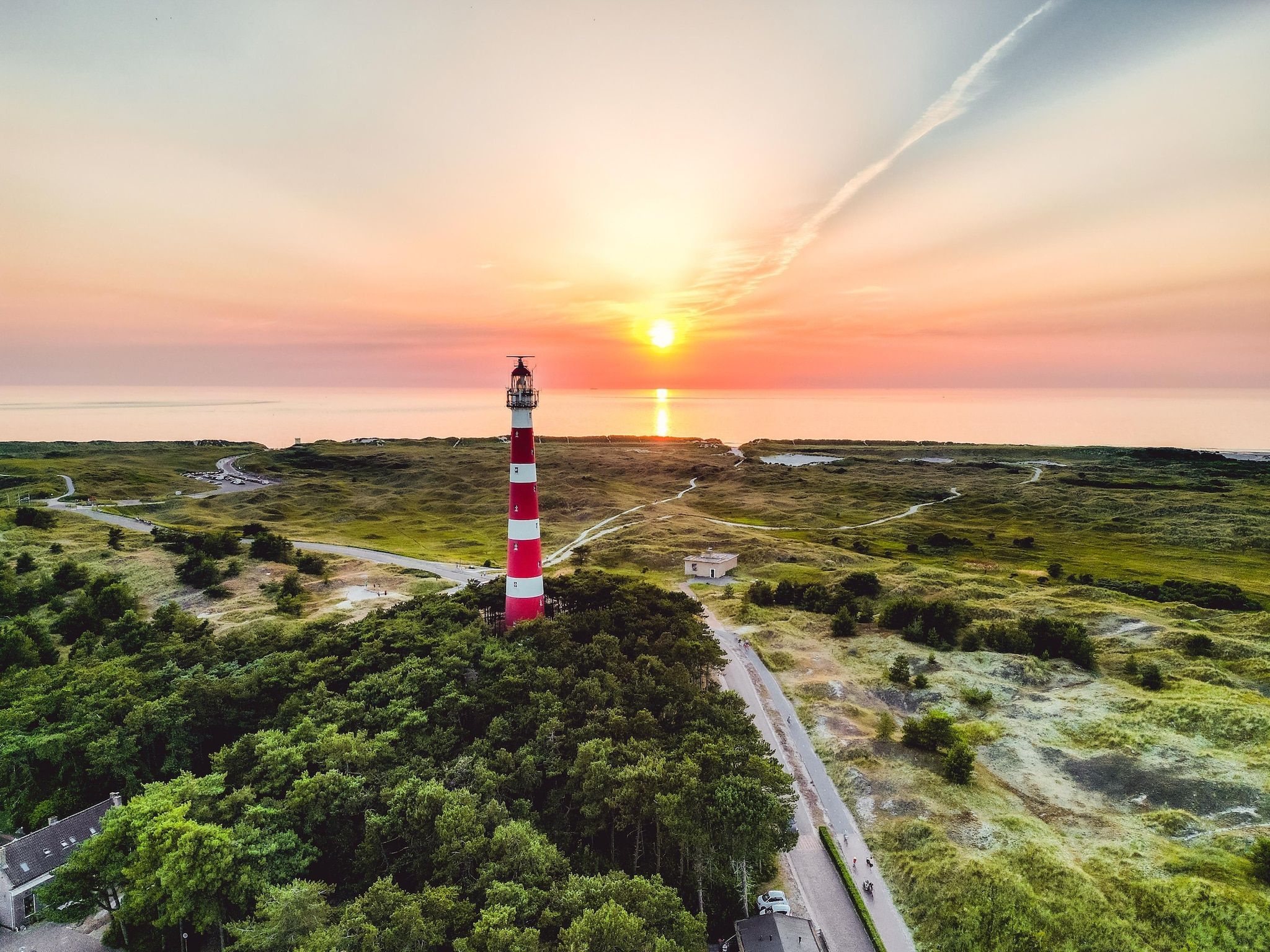 De omgeving van Vakantiepark Boomhiemke 20 in Hollum