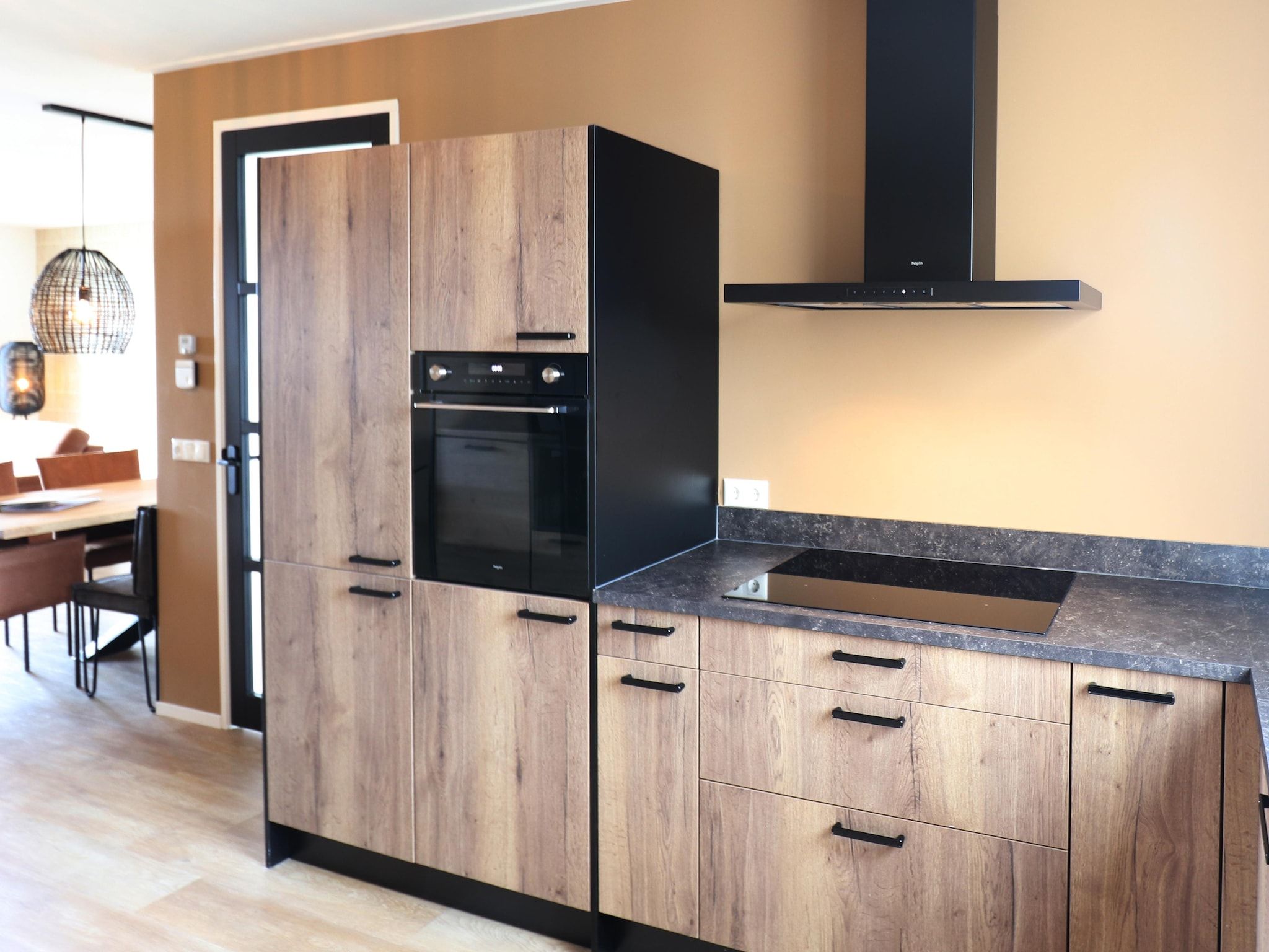 De keuken van Friese Villa in Leons in Leons