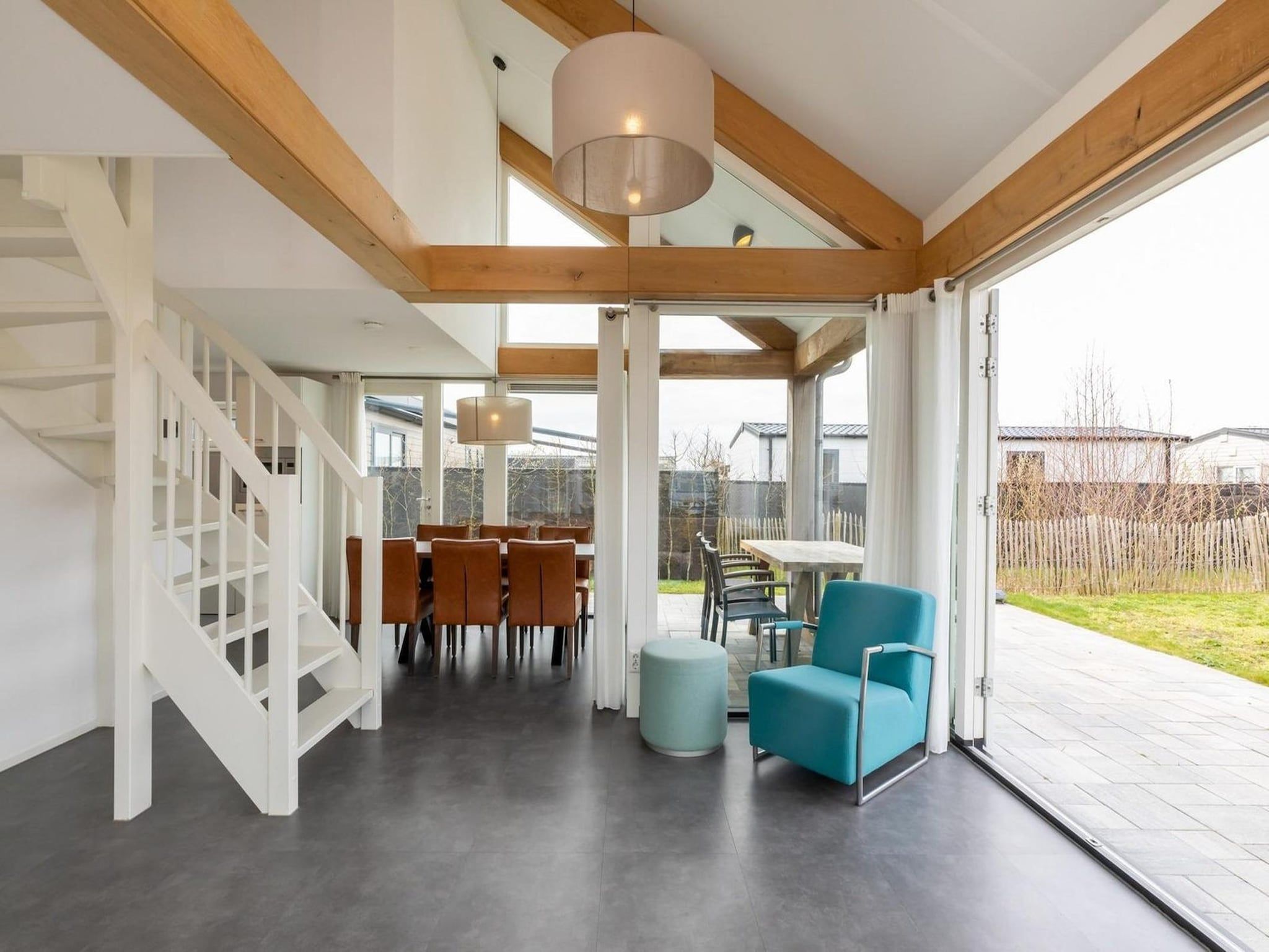 De woonkamer van Strandvilla 30 in Renesse