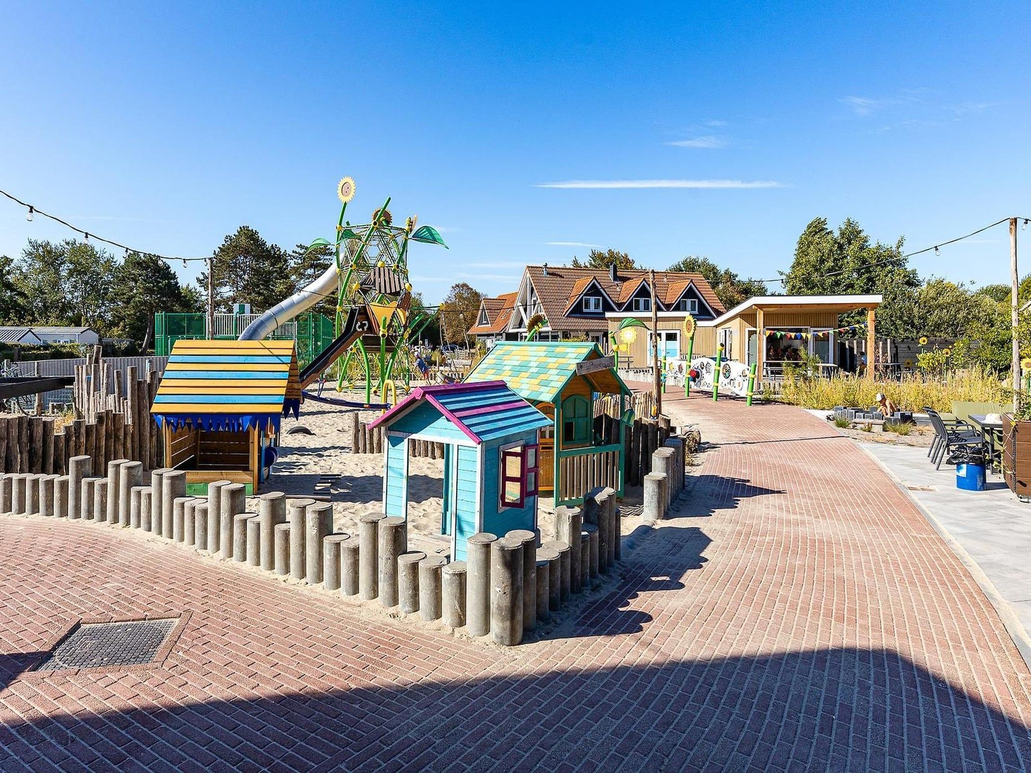 Parkfaciliteiten bij Strandvilla 30 in Renesse