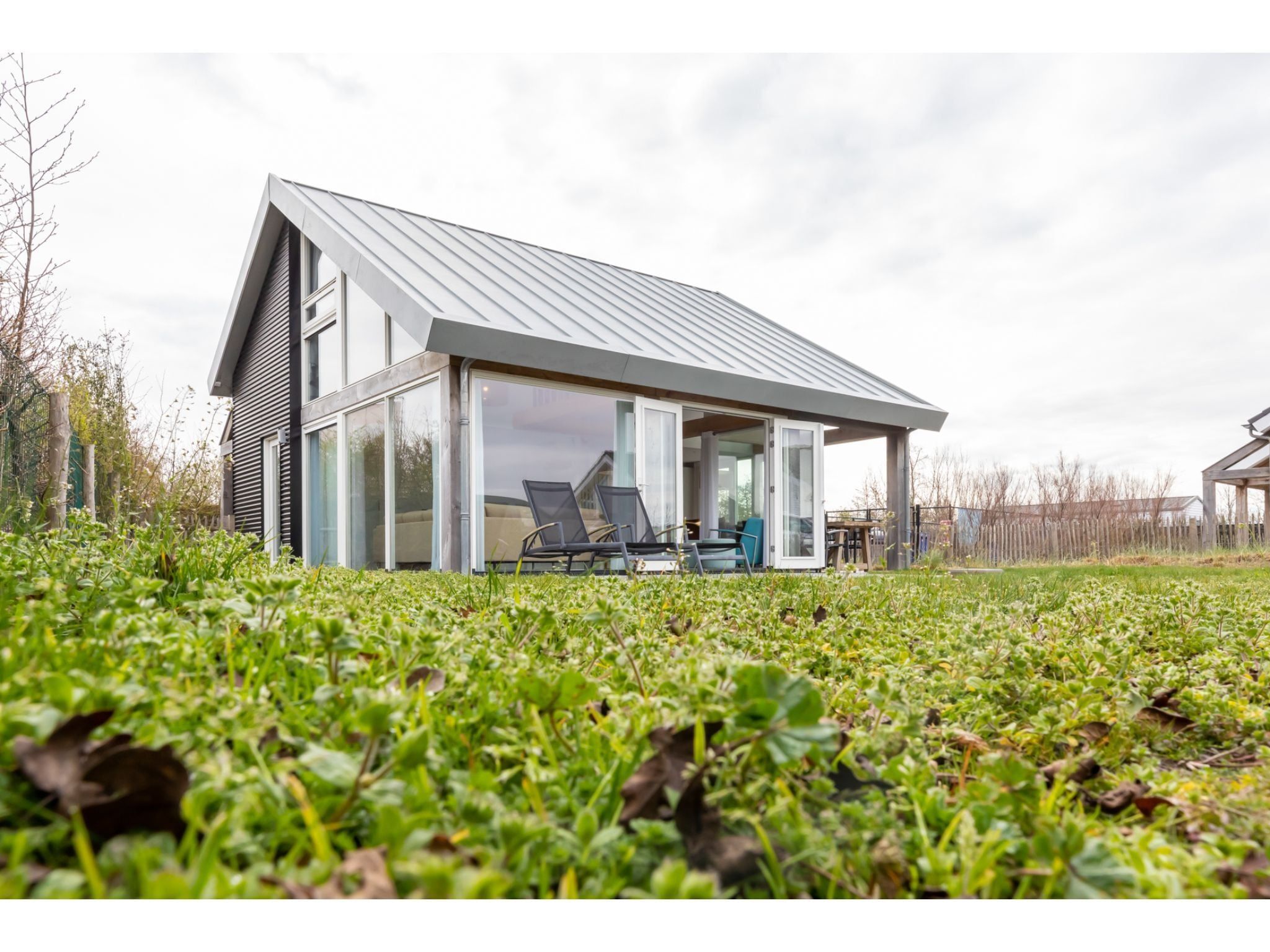 De buitenkant van Strandvilla 31 in Renesse