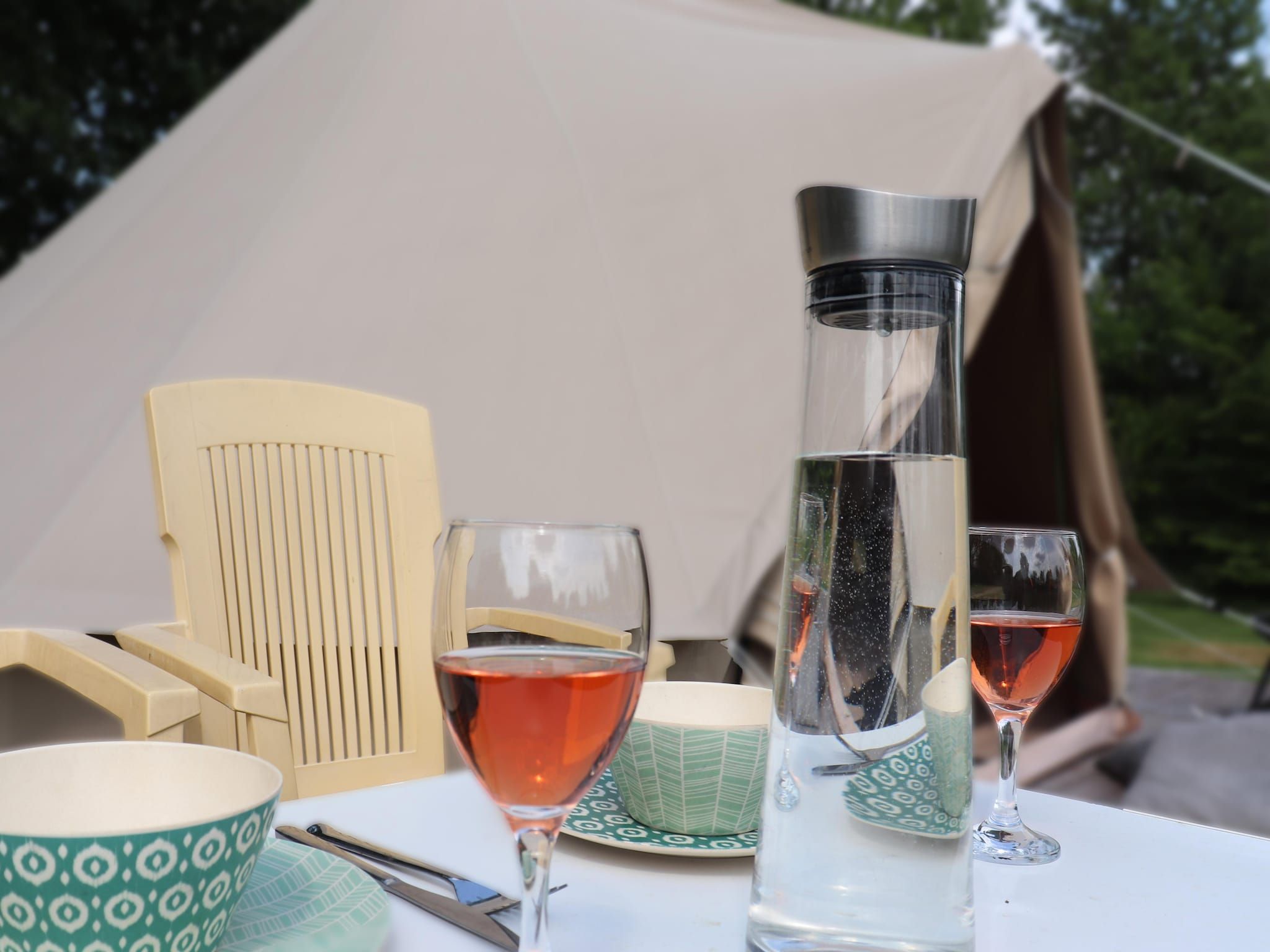 Sfeerbeeld van Glamour tent 'Smuk' in Twijzel