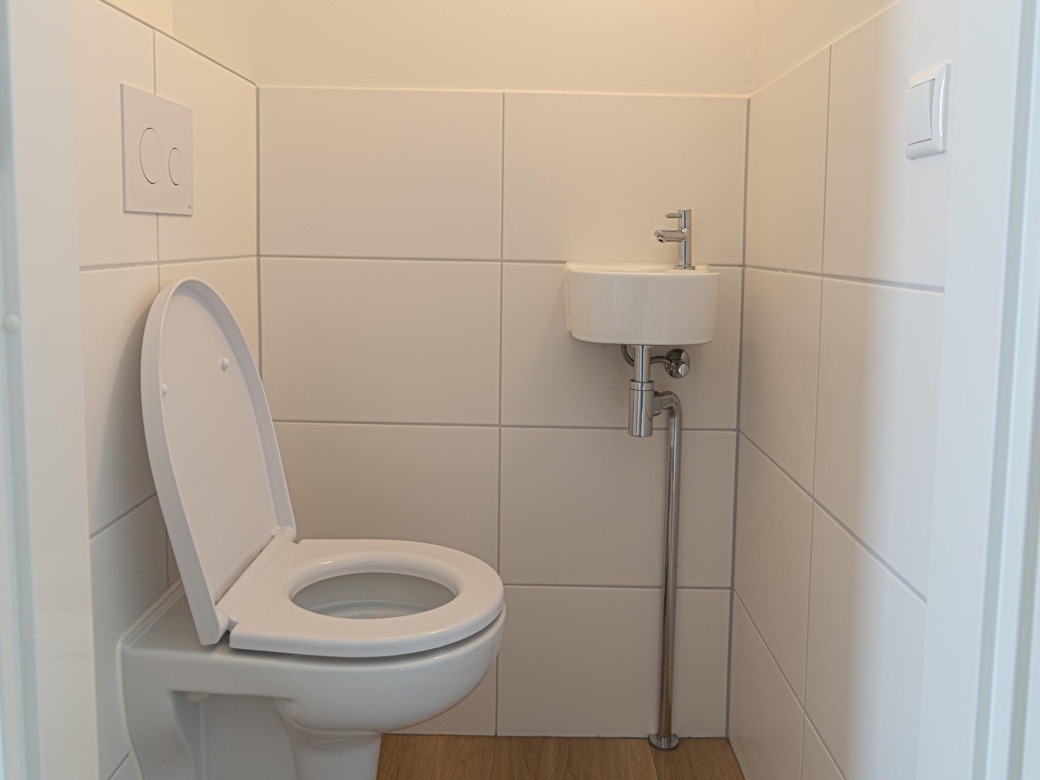 De badkamer van Kuifduiker 138c in Simonshaven