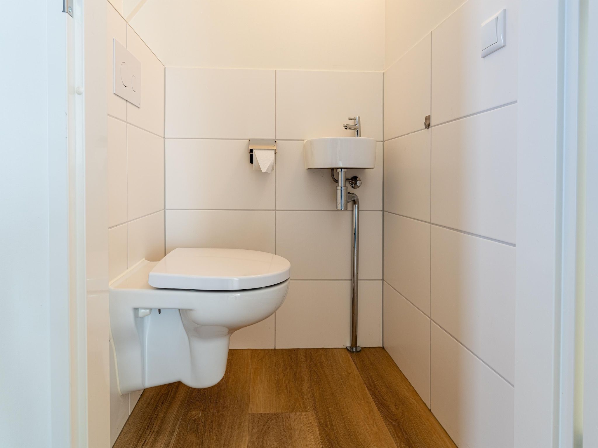 De badkamer van Kuifduiker 138c in Simonshaven