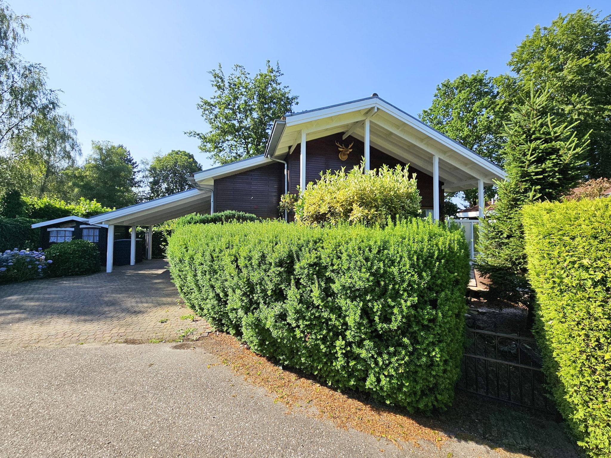 De buitenkant van Chalet Kieftveen Voorthuizen II 4 pax -817 in Voorthuizen
