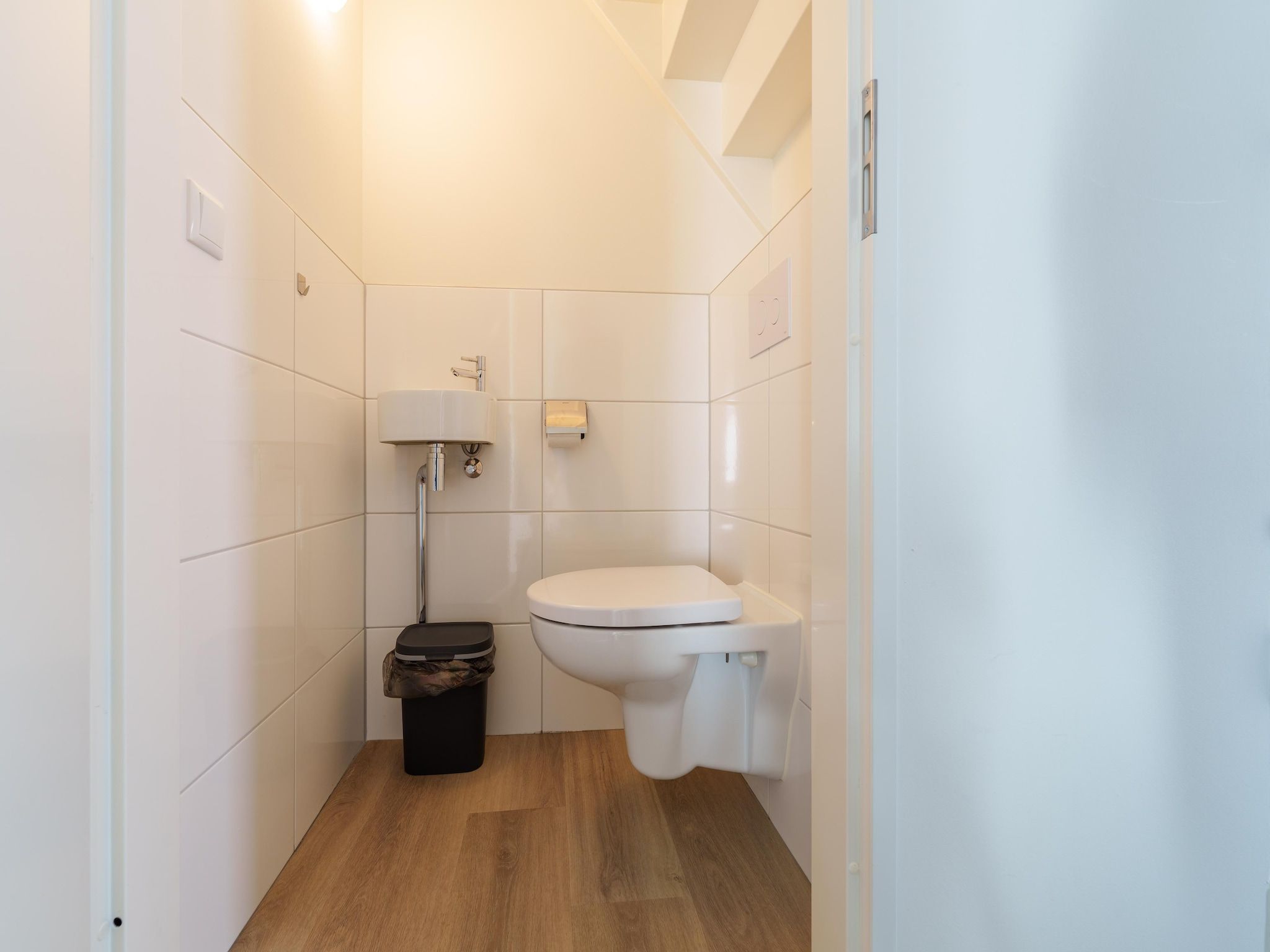 De badkamer van Kuifduiker 124 in Simonshaven