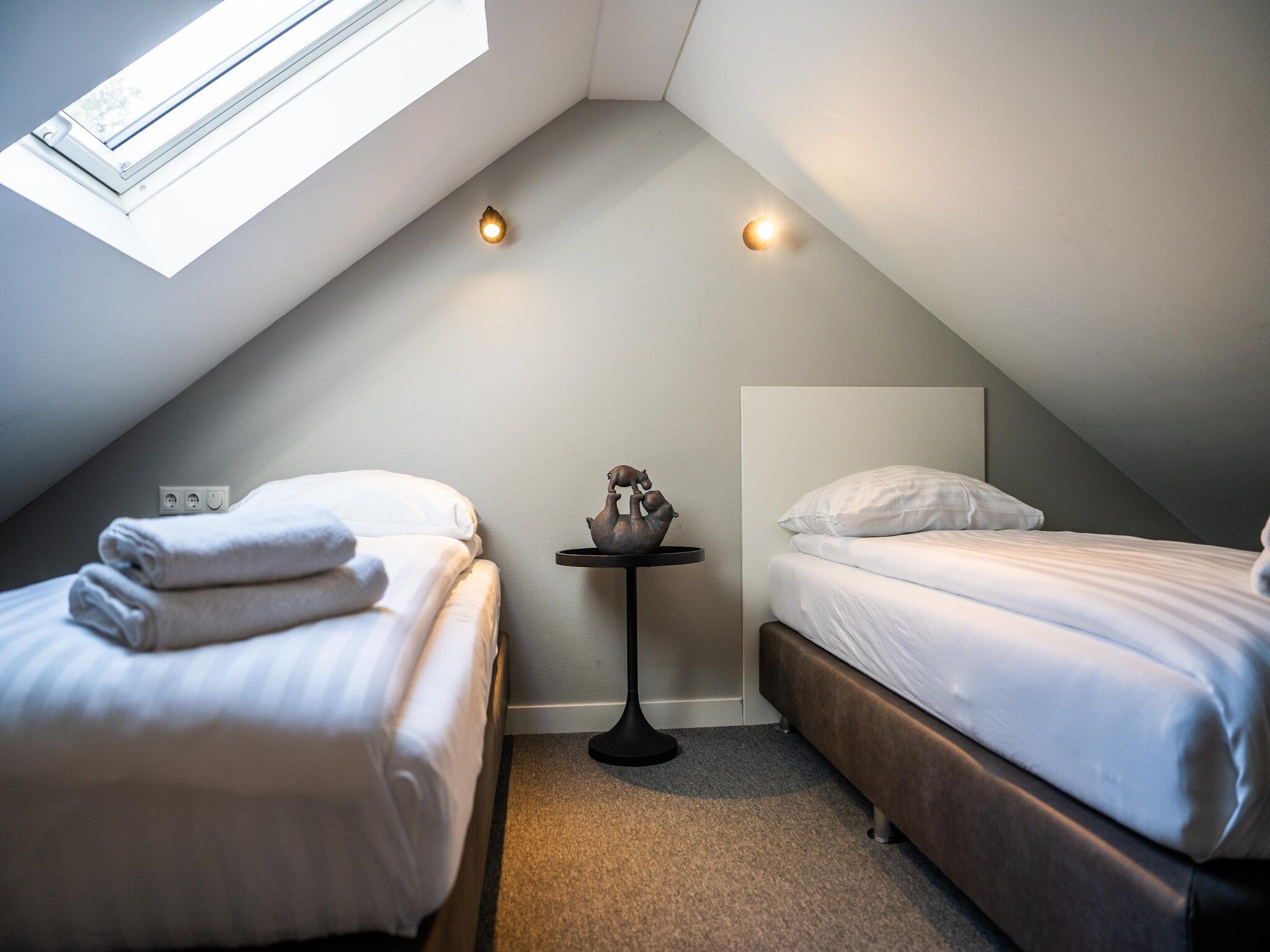 Een slaapkamer van Vakantiepark Latour 4 in Oirschot