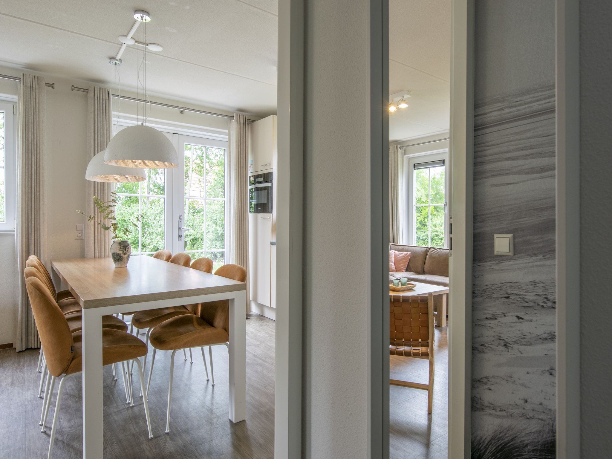De woonkamer van Noordzee Résidence Cadzand-Bad 31 in Cadzand-Bad