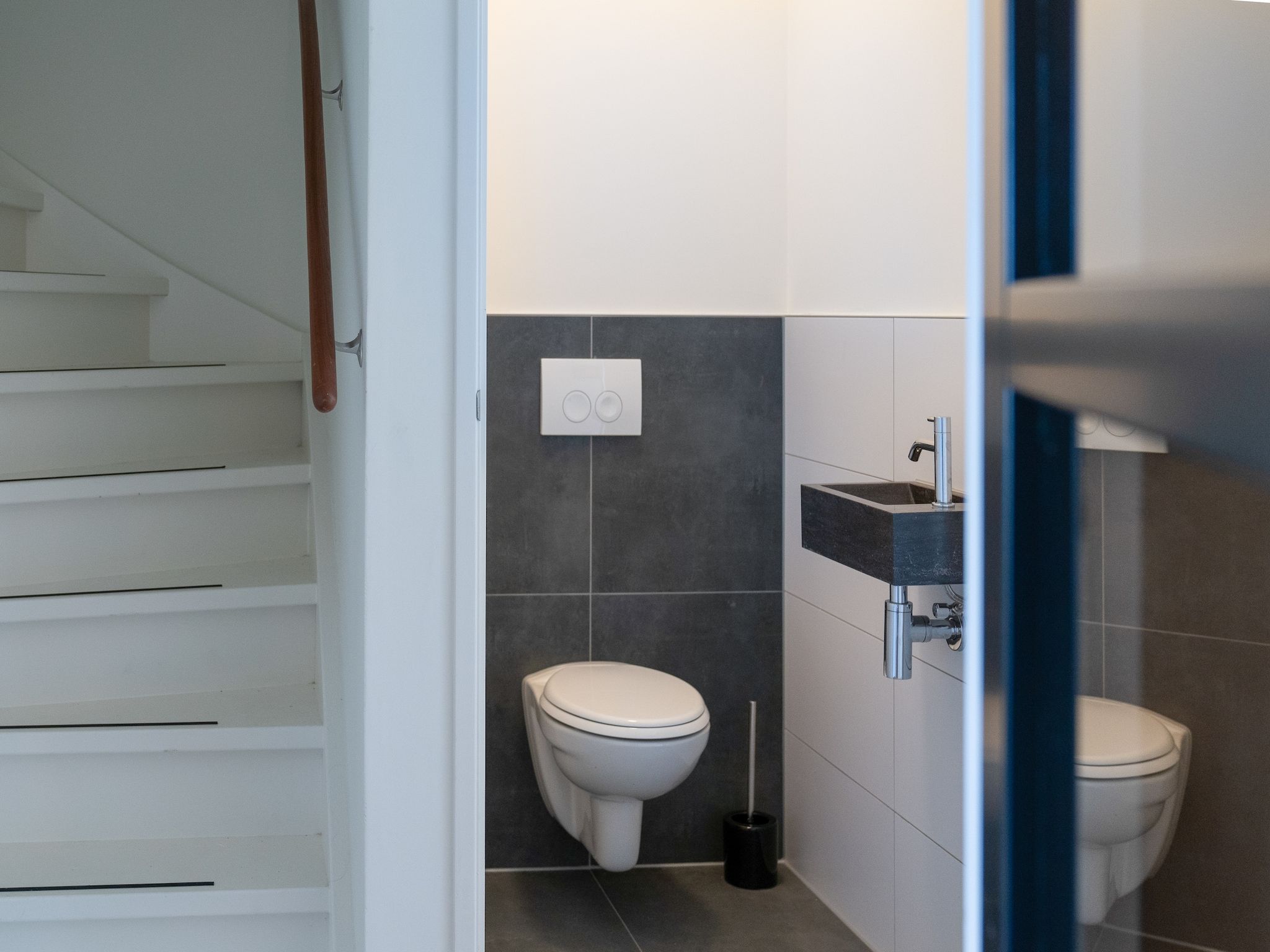 De badkamer van 20 persoons villa in Leons