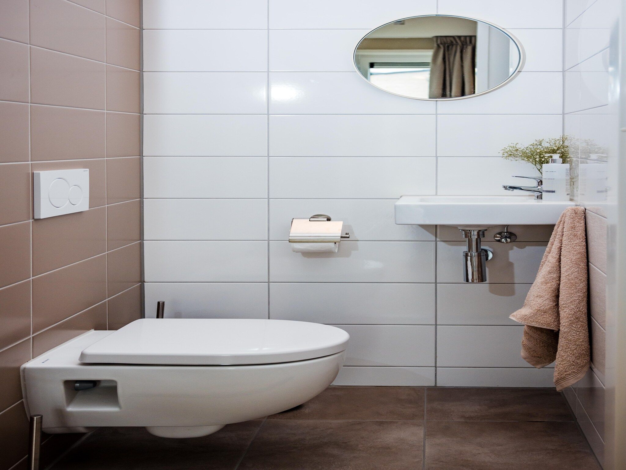 De badkamer van Dwergarend 17-01 in Voorthuizen