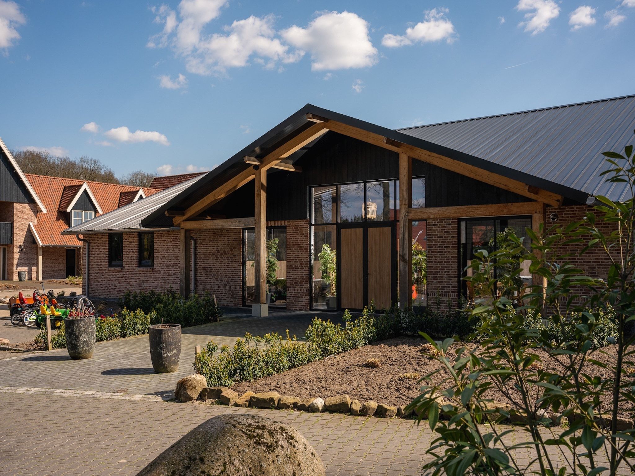 Parkfaciliteiten bij Het Landhuis in Losser