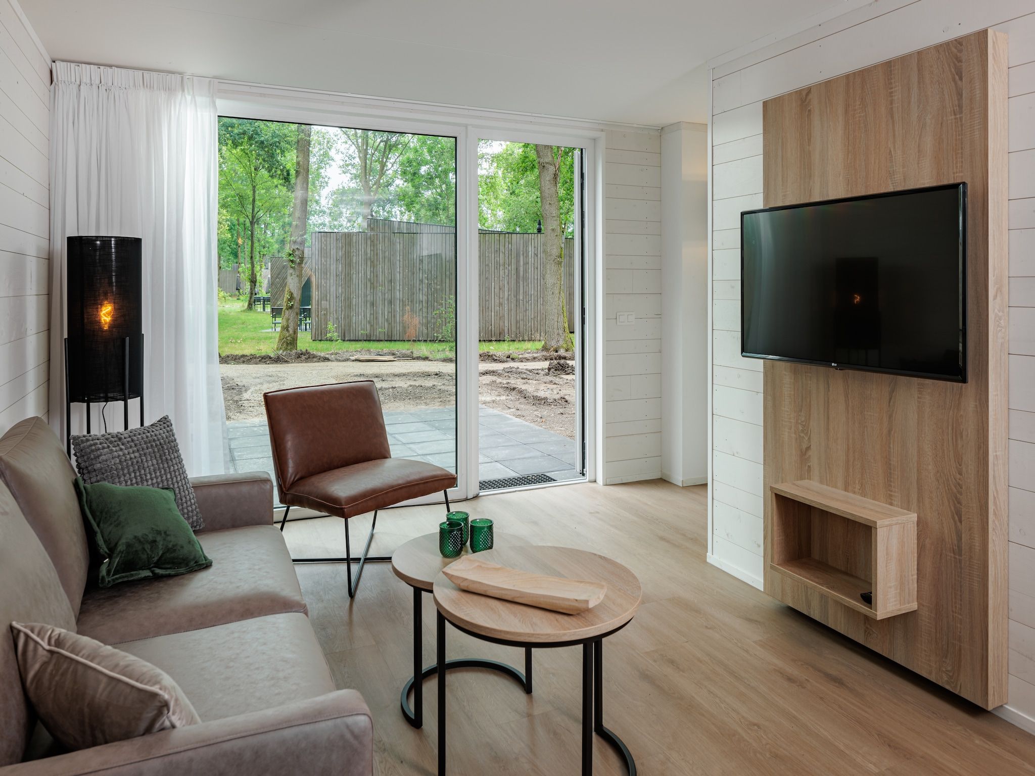 De woonkamer van Vakantiepark Schaijk 13 in Schaijk