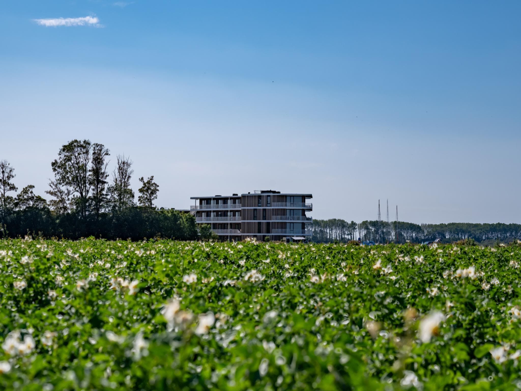 De buitenkant van Veerse Wende 6 pers in Arnemuiden