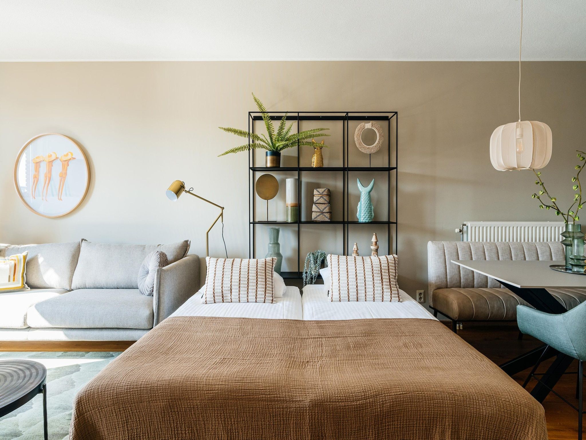 Een slaapkamer van Scheveningen Harbour 30A in Den Haag
