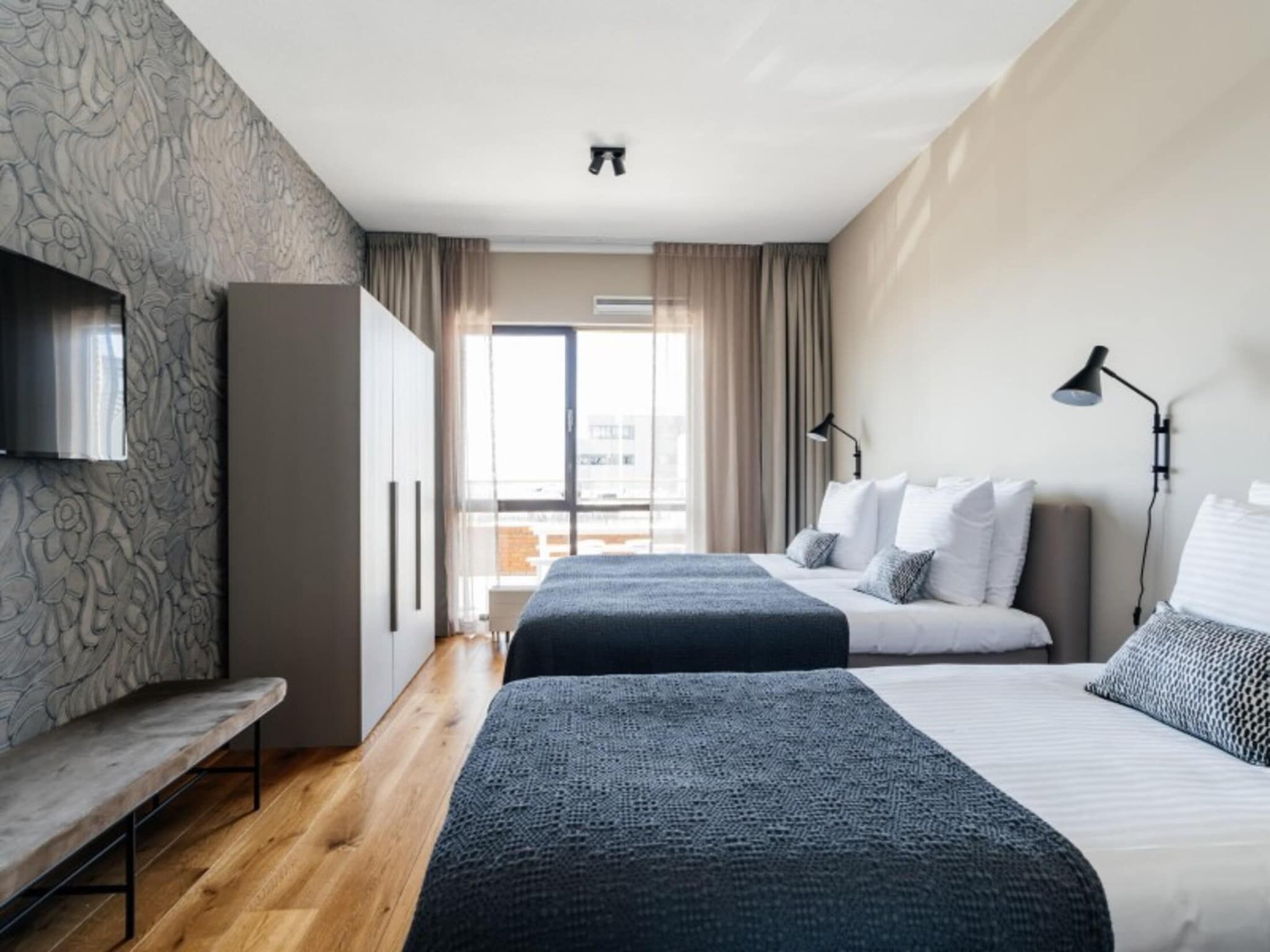 Een slaapkamer van Scheveningen Harbour 16 in Scheveningen