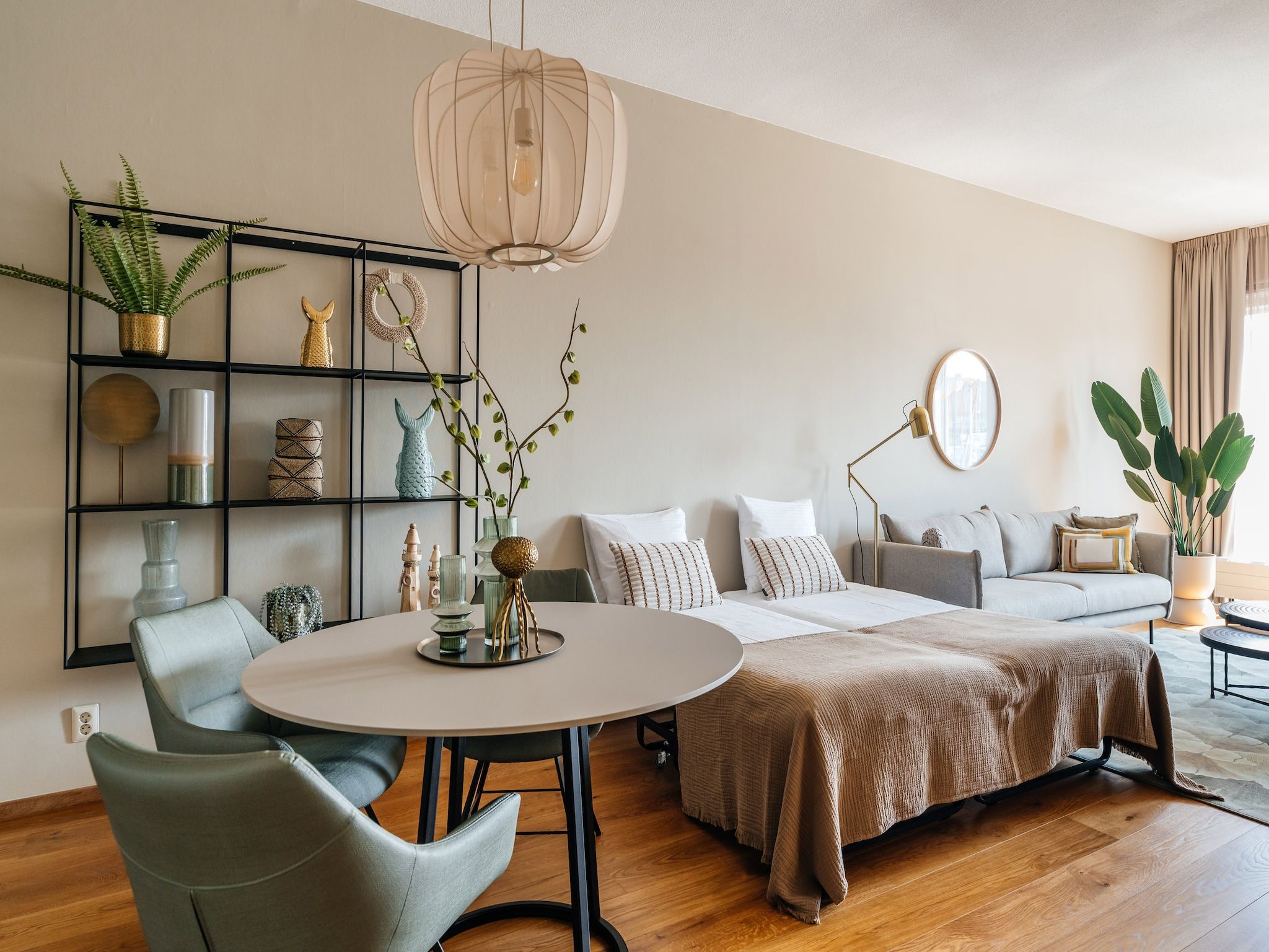 Een slaapkamer van Scheveningen Harbour 40B in Den Haag