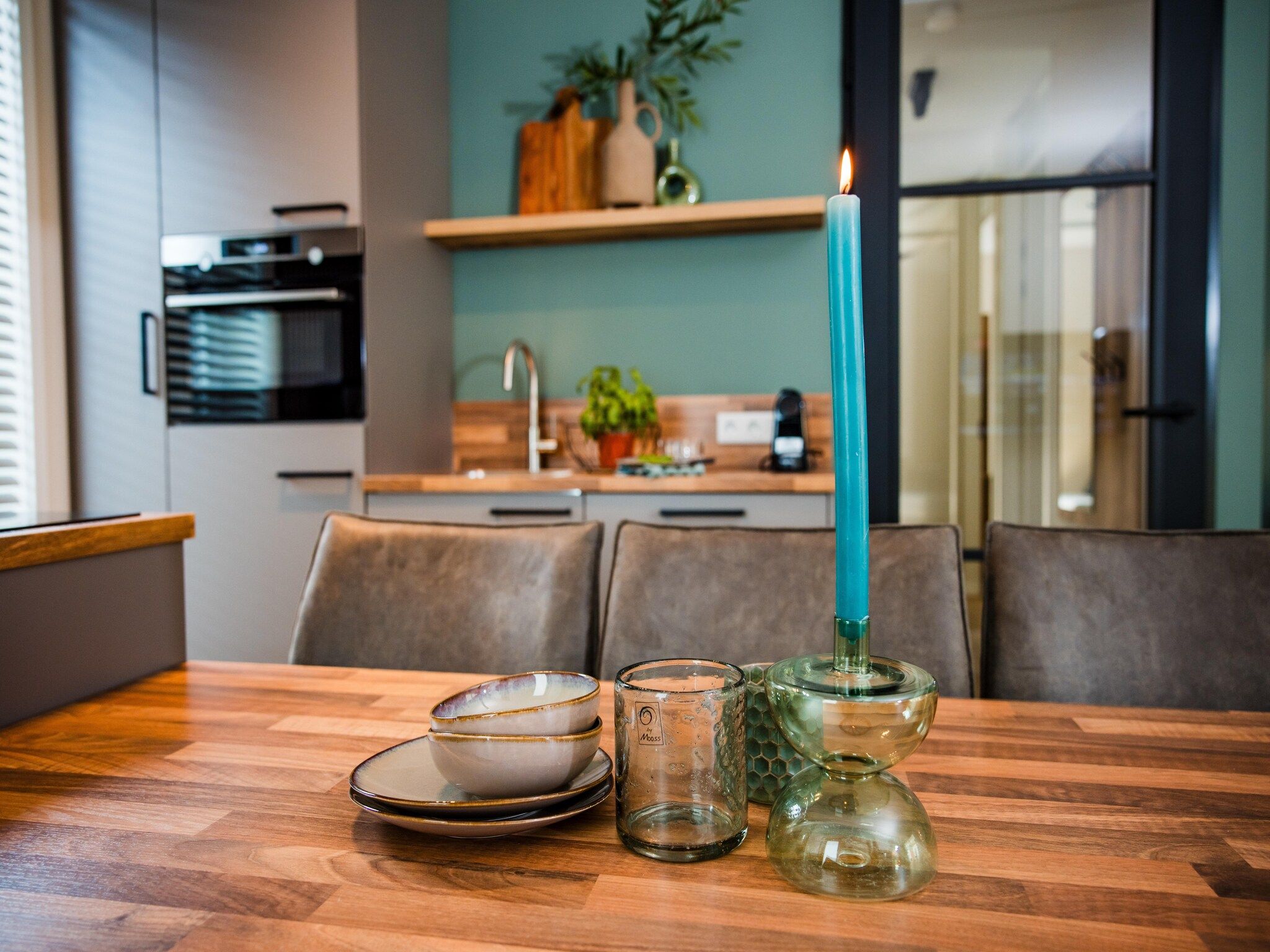 De keuken van Dwergarend 17-16 in Voorthuizen