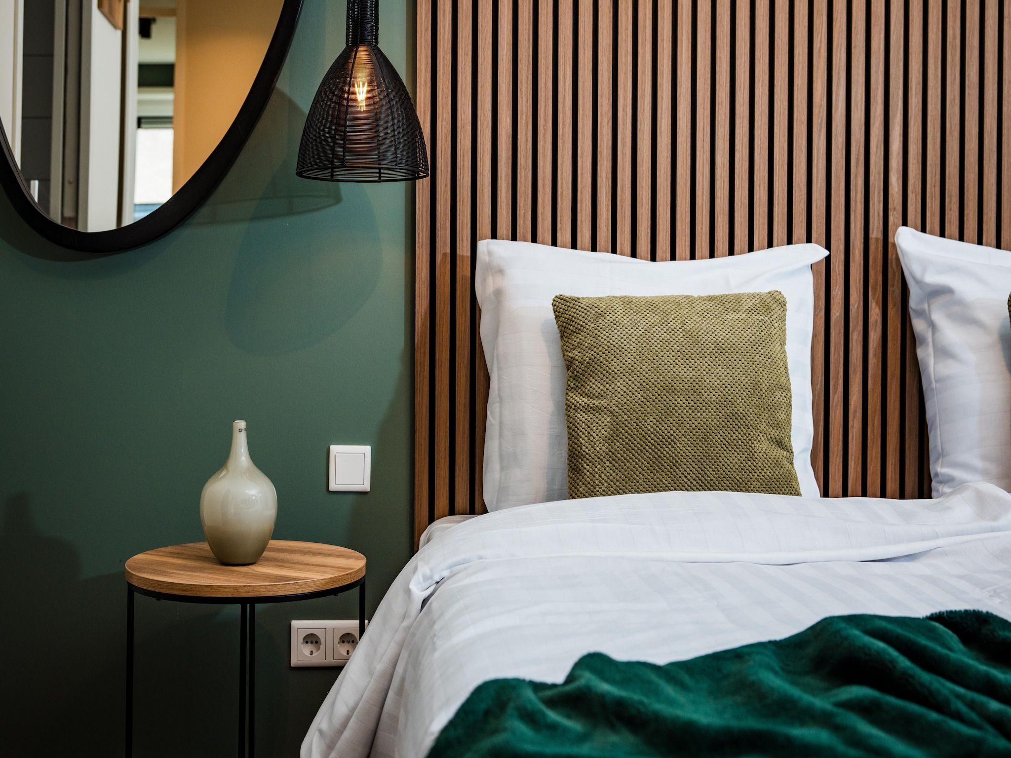 Een slaapkamer van Dwergarend 17-20 in Voorthuizen